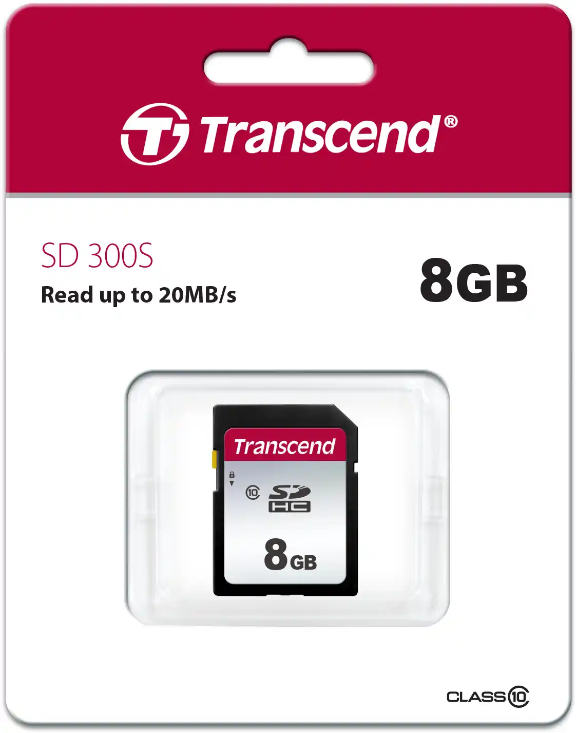 Карта памяти TRANSCEND 300S SDHC 8GB TS8GSDC300S