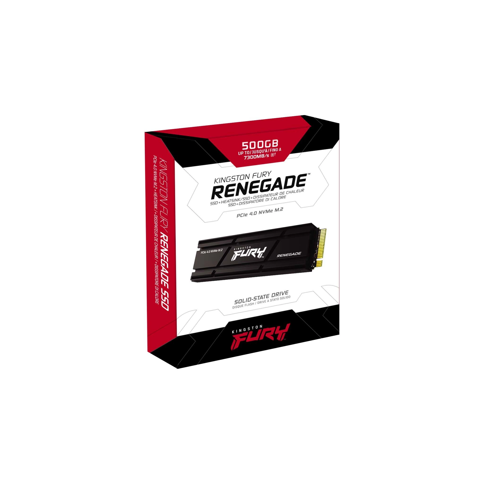 Внутренний SSD диск KINGSTON Fury Renegade 500GB, M.2 (SFYRSK/500G)
