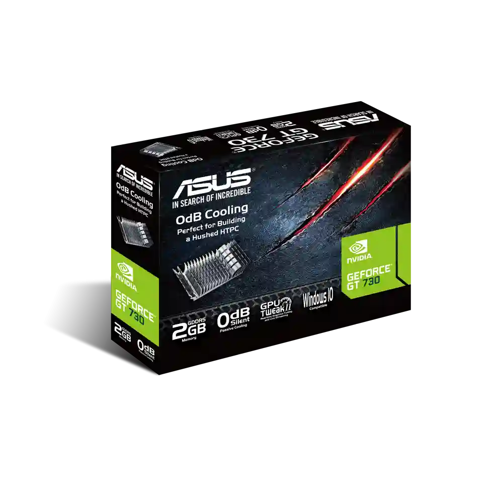 Видеокарта ASUS GeForce GT 730 Silent 2Gb (GT730-SL-2GD5-BRK)