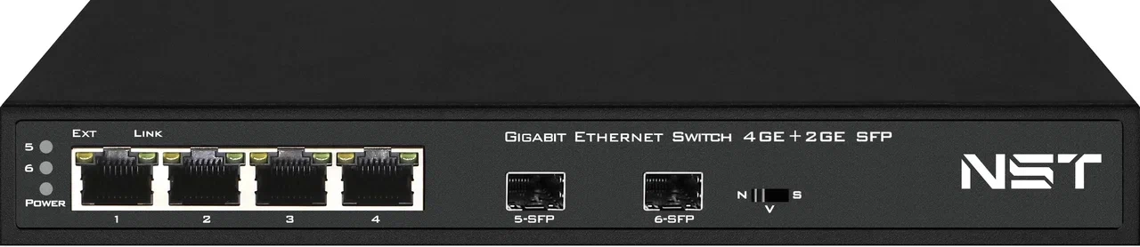 PoE-коммутатор NST Gigabit Ethernet RJ45x4 (NS-SW-4G2G)