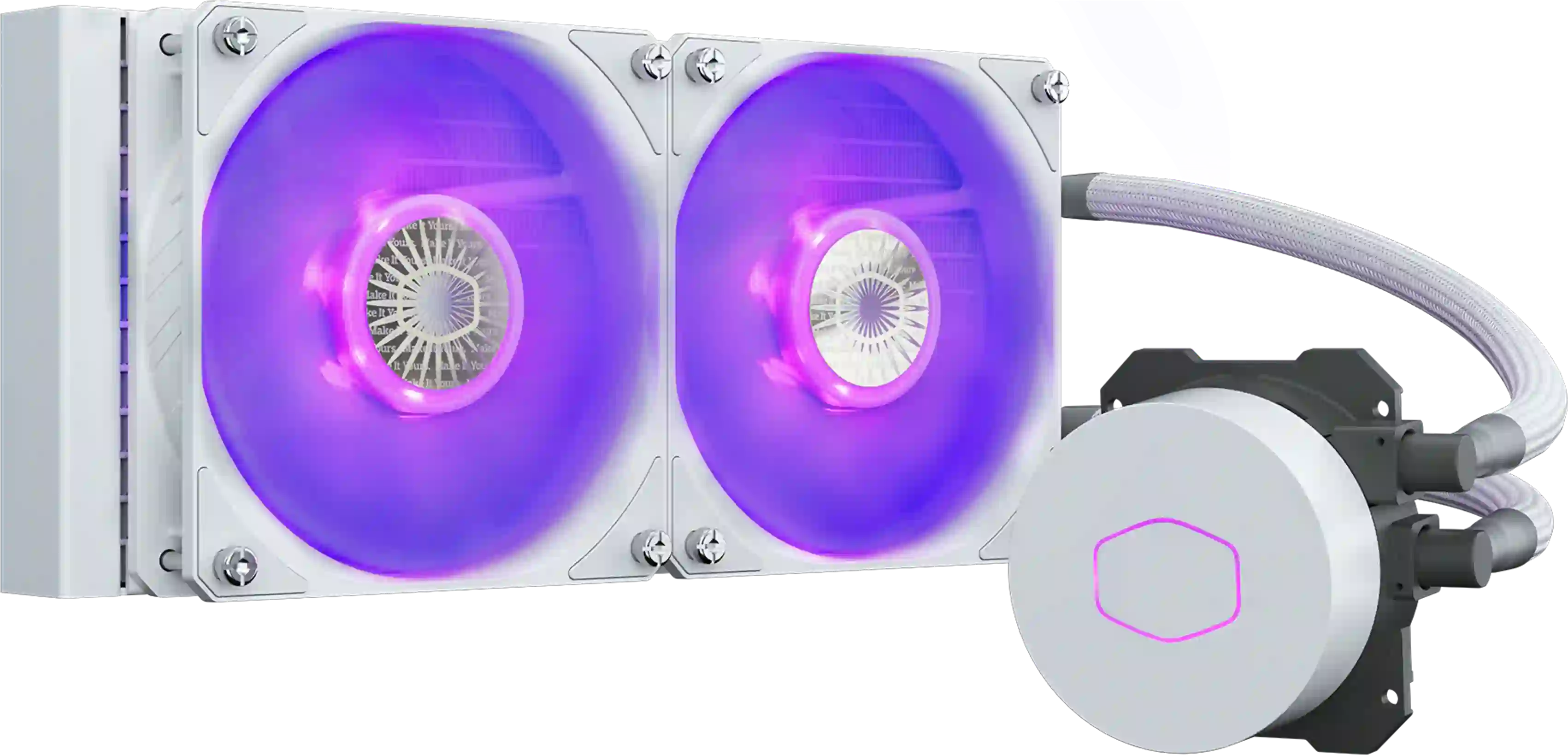 Система охлаждения COOLER MASTER MasterLiquid ML240L V2 RGB White Edition (MLW-D24M-A18PC-RW)