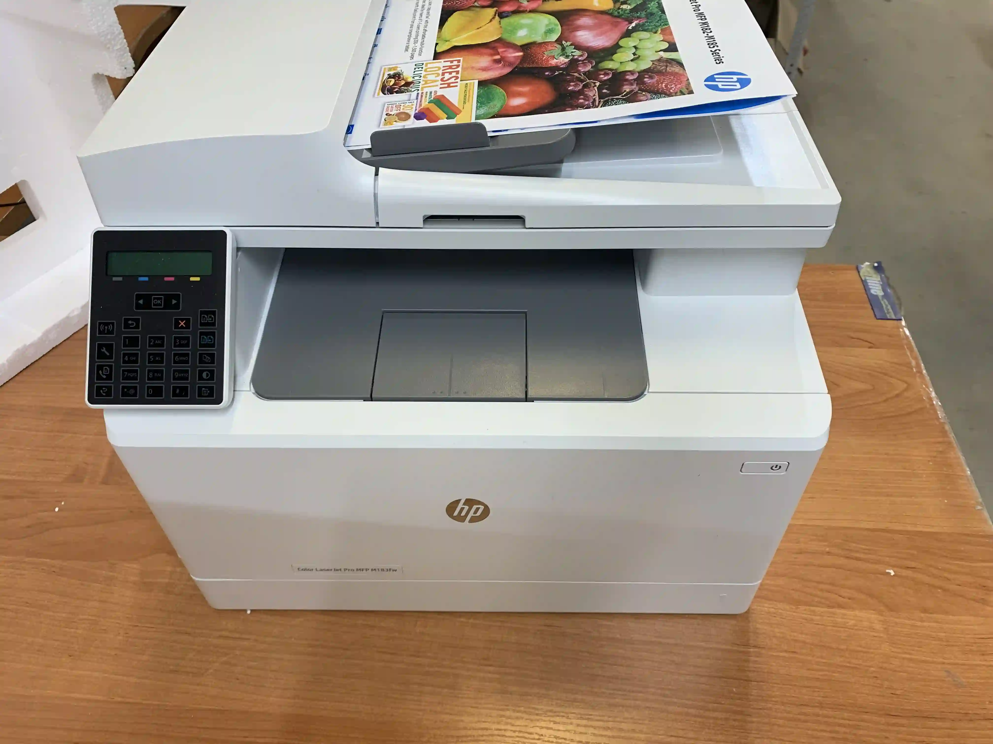 МФУ лазерное HP Color LaserJet Pro M183fw (7KW56A) k5