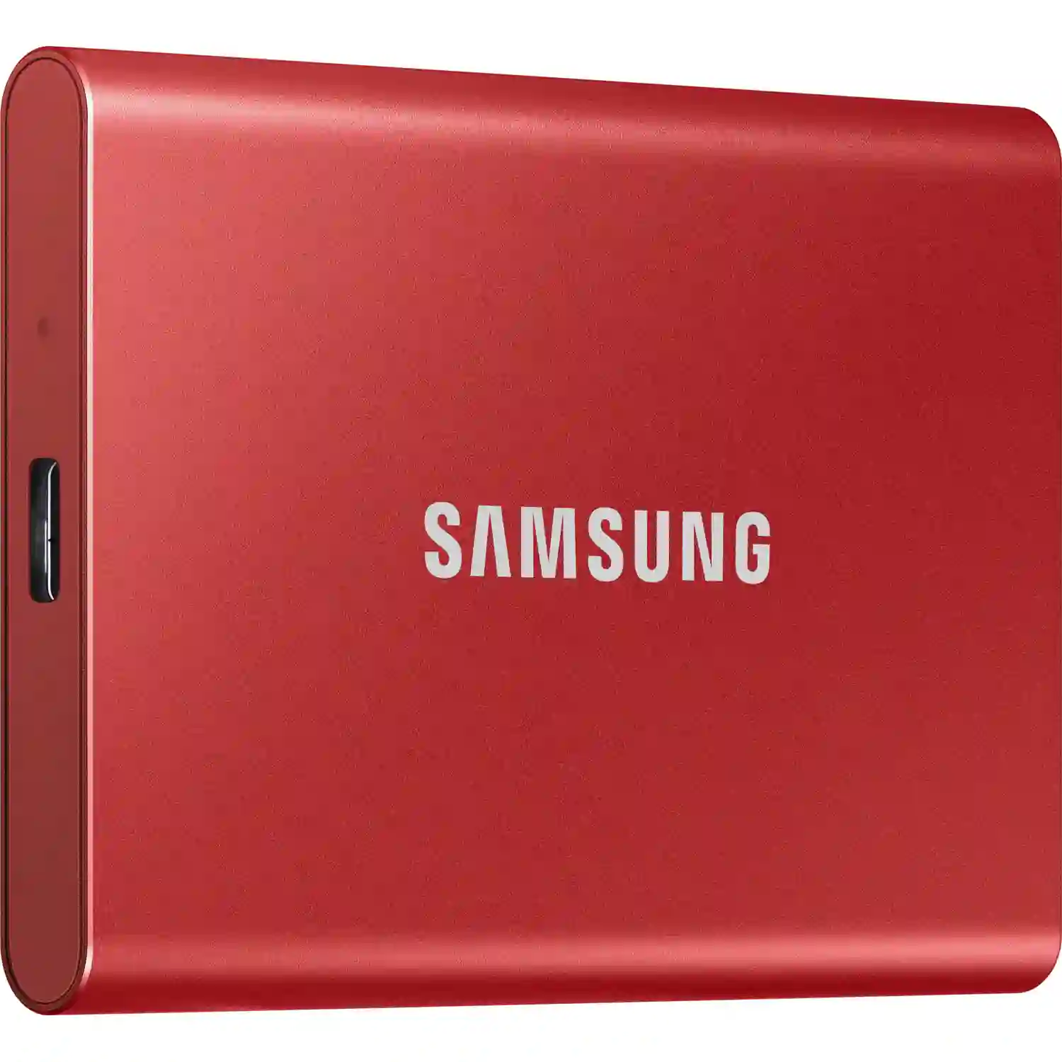 Внешний SSD диск SAMSUNG T7 1TB, USB 3.2, Metallic Red (MU-PC1T0R/WW)