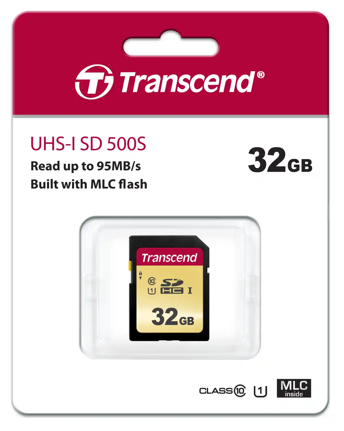 Карта памяти TRANSCEND 500S SDHC 32GB TS32GSDC500S