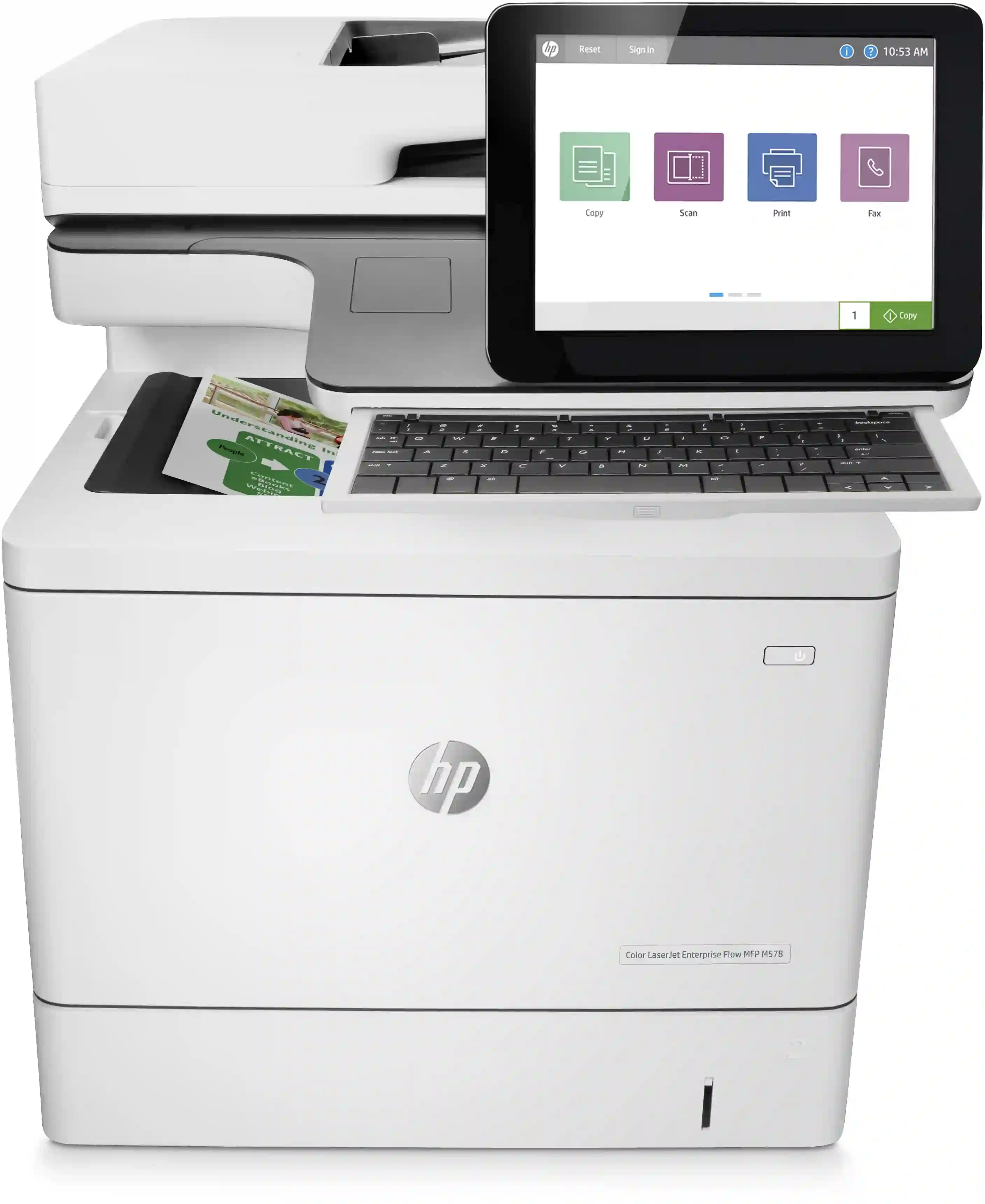 МФУ лазерное HP Color LaserJet Enterprise M578C (7ZU87A)