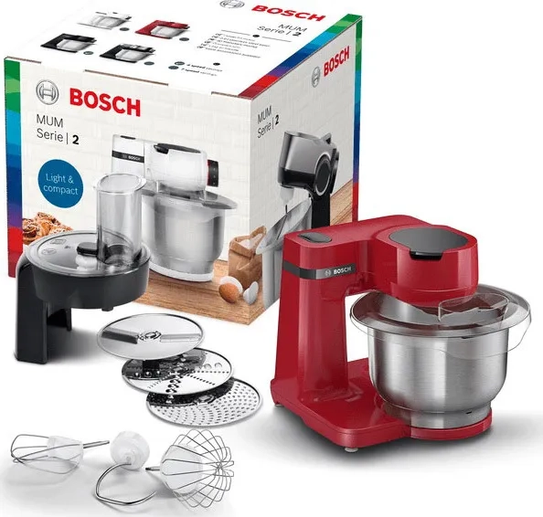 Кухонный комбайн BOSCH MUMS2ER01, красный