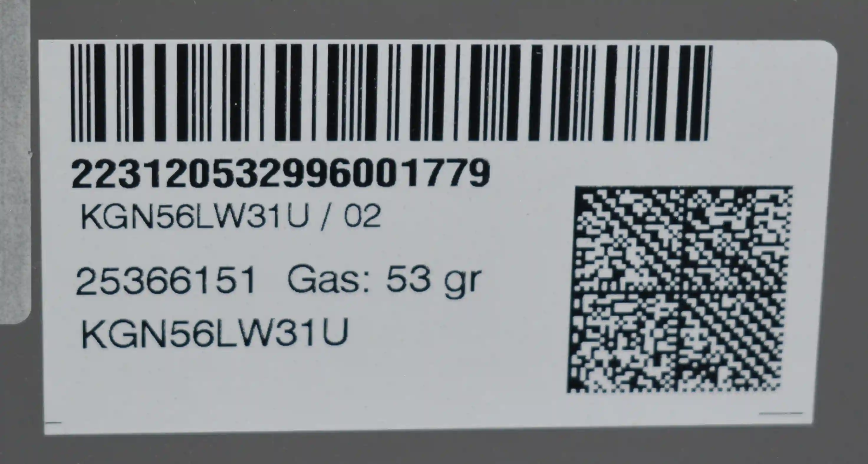 Холодильник BOSCH KGN56LW31U, Serie 6 k6 000022143