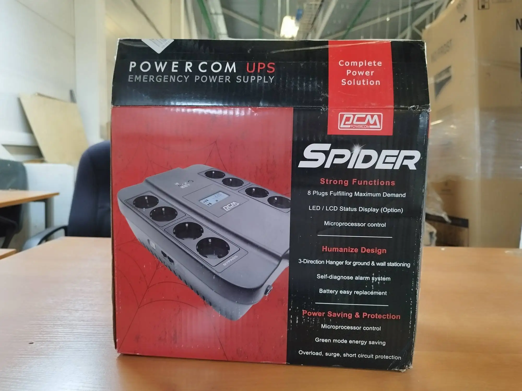 ИБП POWERCOM SPD-1000N k7 000003801