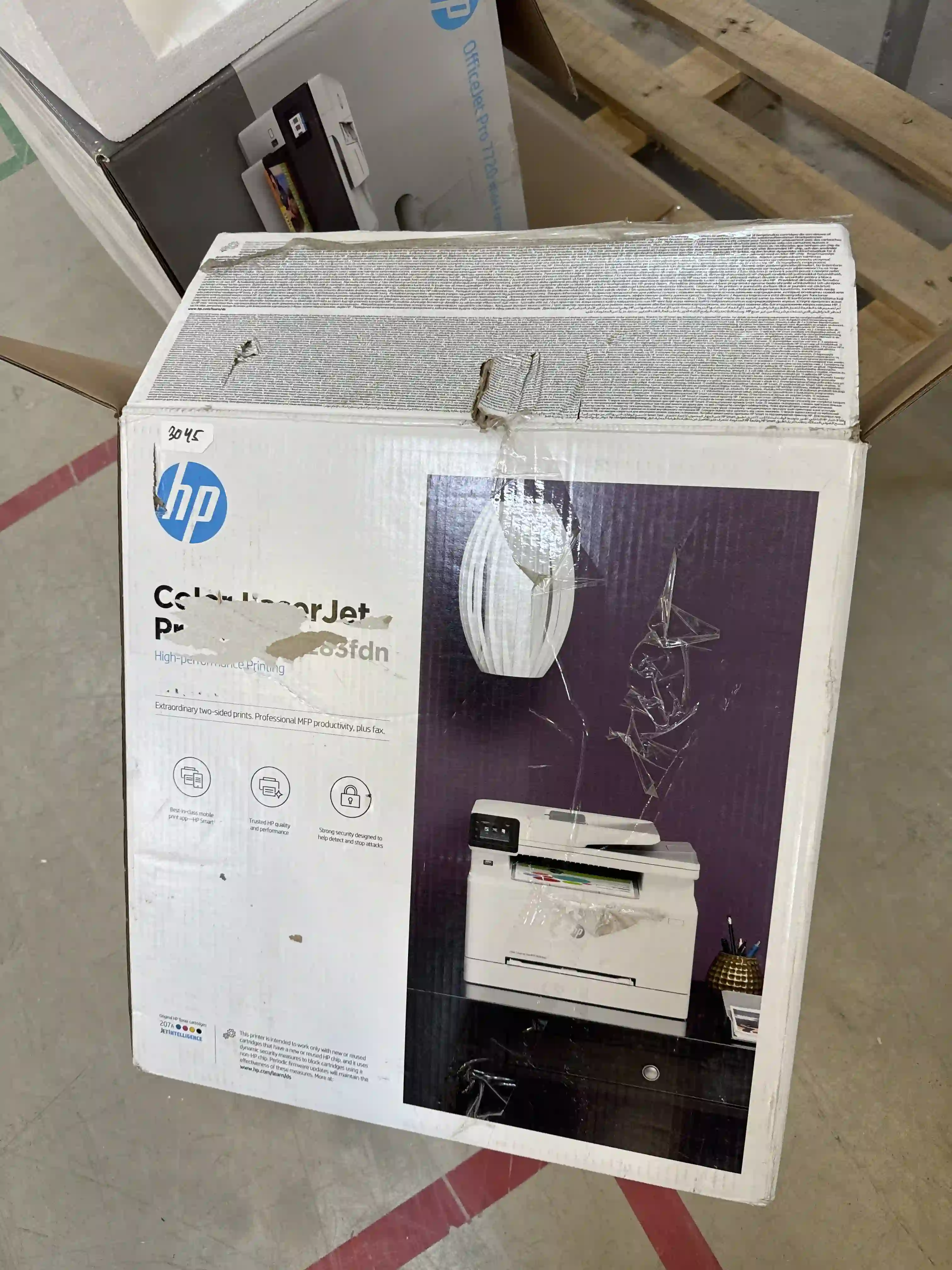 МФУ лазерное HP Color LaserJet Pro M283fdn (7KW74A) k8 000003045