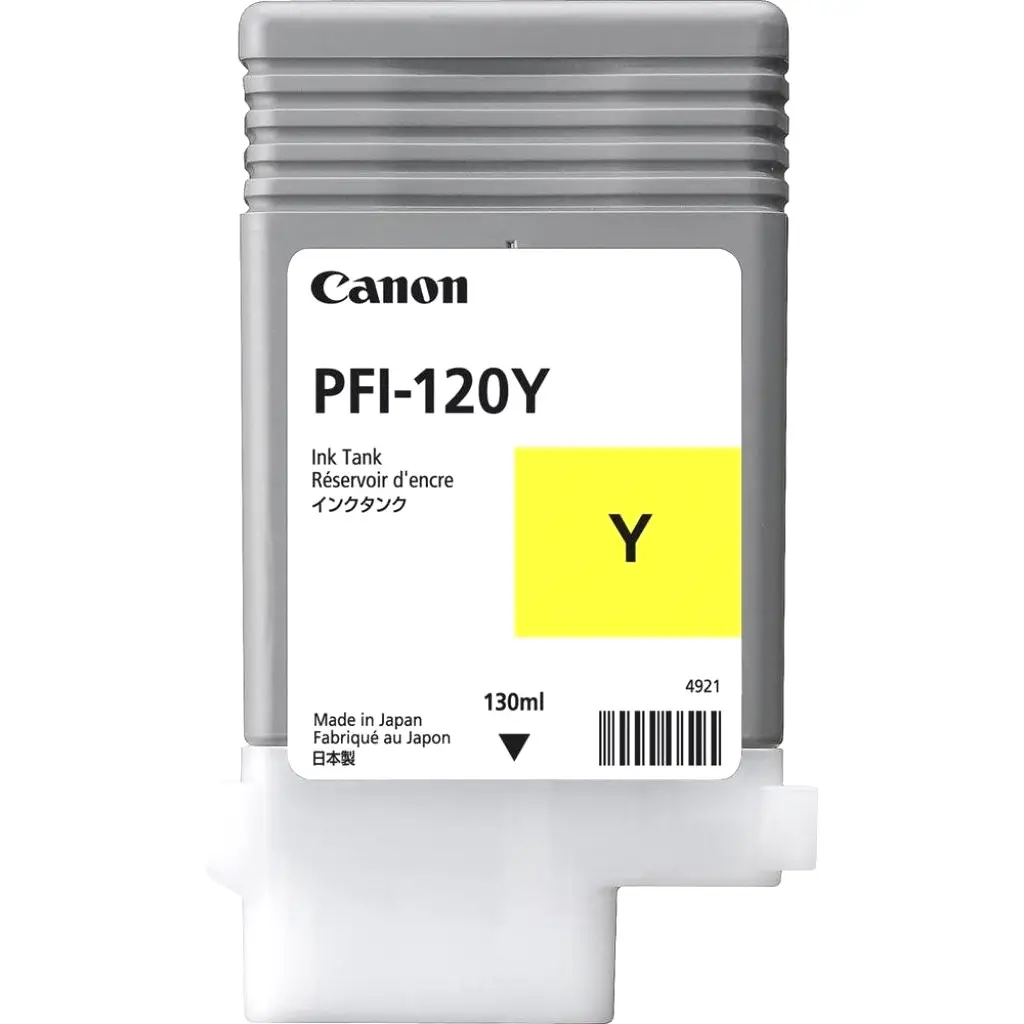 Картридж для струйного принтера CANON PFI-120  Yellow (2888C001) картридж print rite tfc450ypu1j pr 045h yellow 045h yellow 2200стр для canon lbp 611cn 613cdw 631cn 633cdw 635cx pr 045h yellow