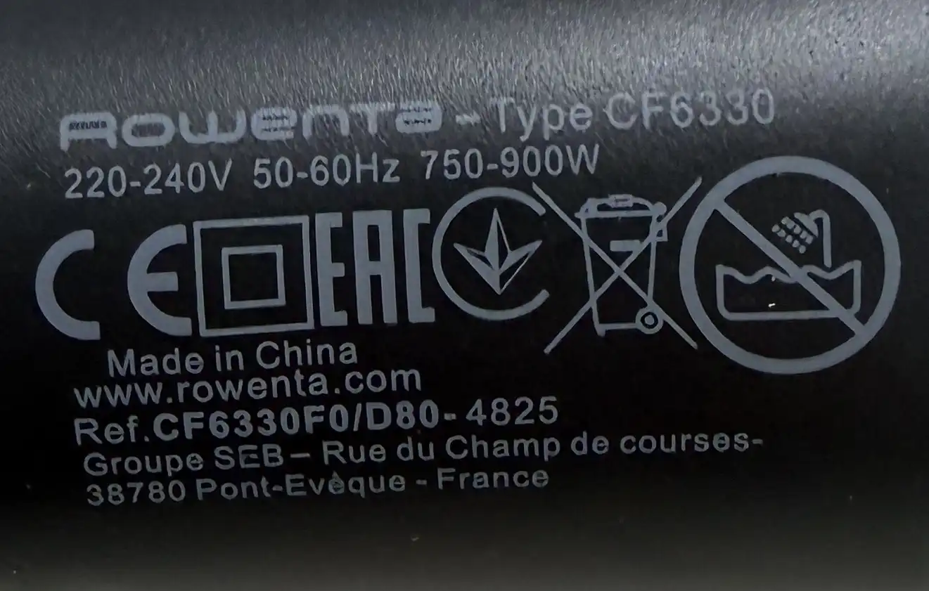 Фен-щётка ROWENTA CF6330F0 k4 000100981