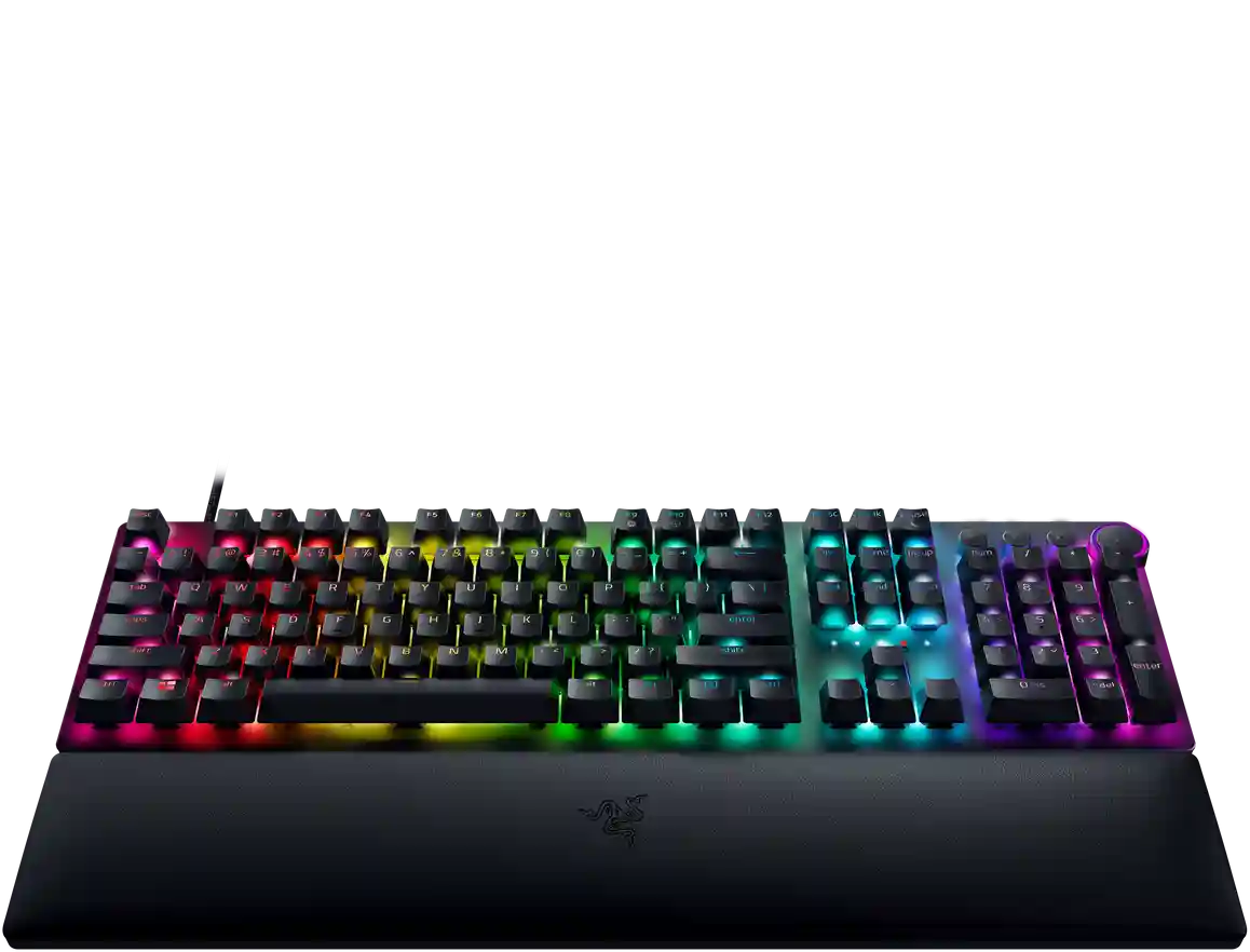 Клавиатура игровая RAZER Huntsman V2 (Linear Optical Switch - Red) (RZ03-03930700-R3R1)