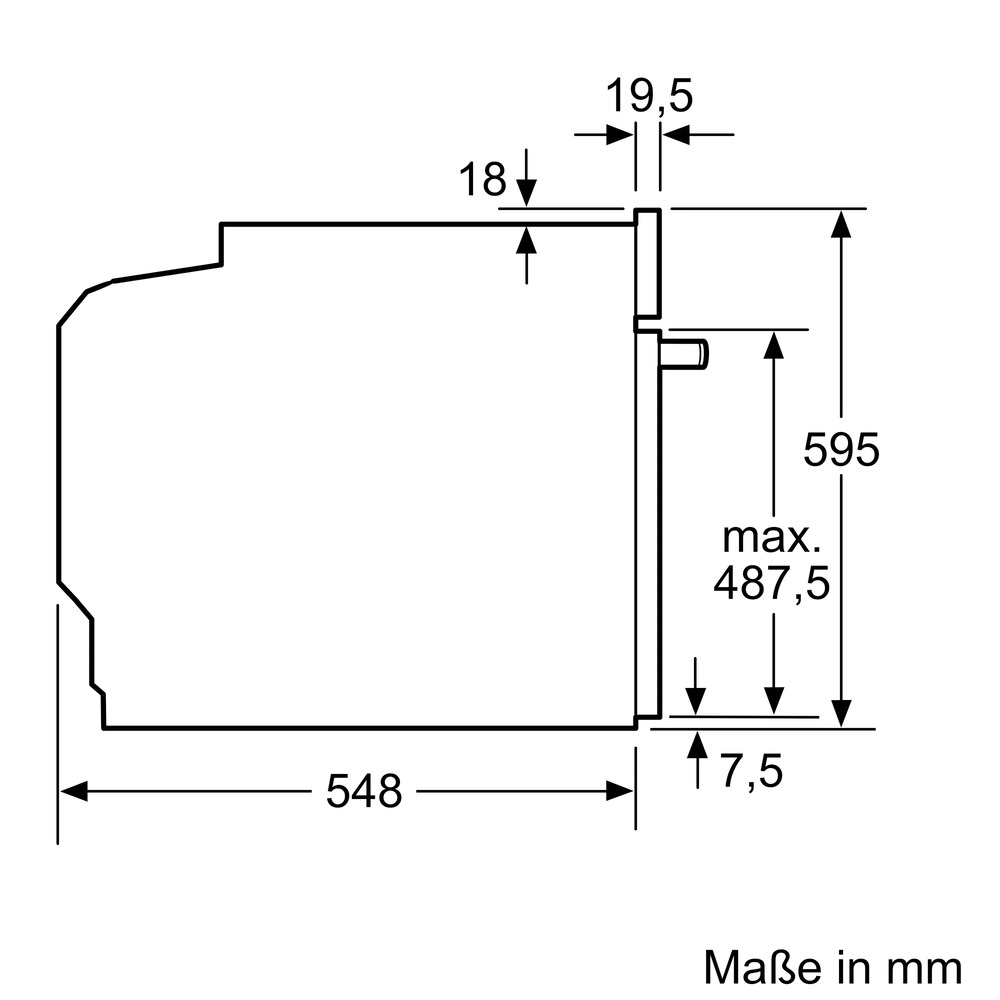 Встраиваемый духовой шкаф BOSCH HBG7341B1, черный