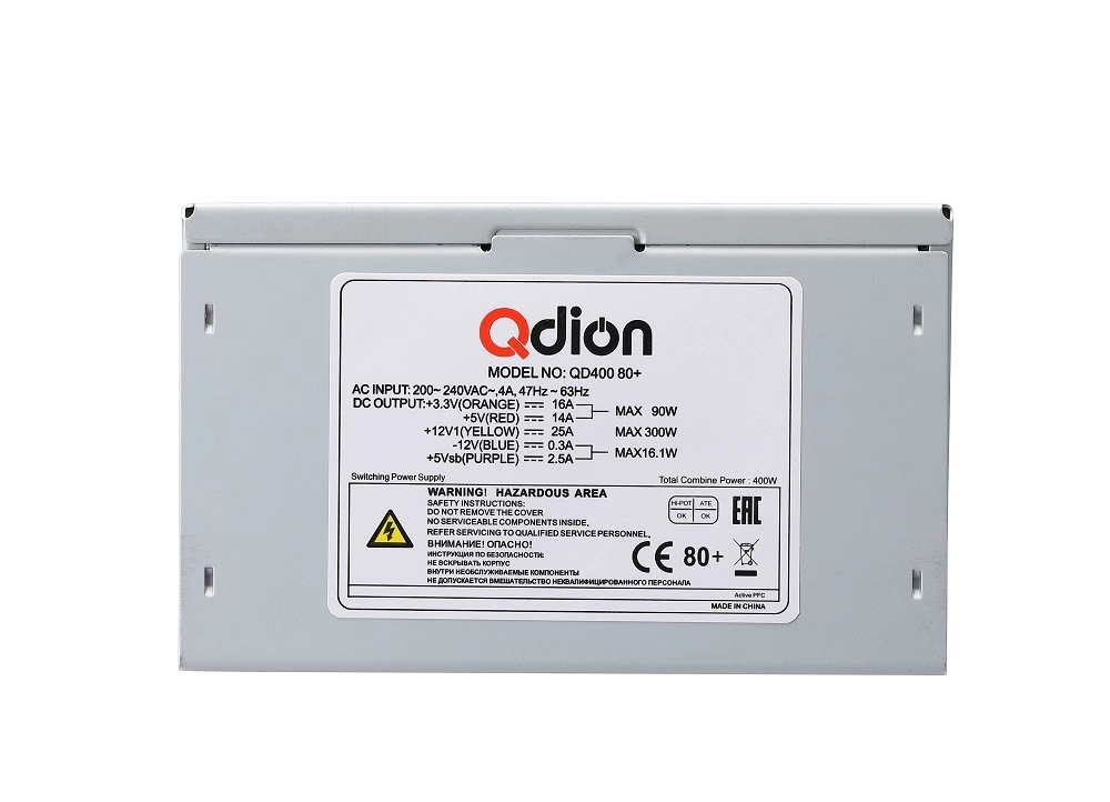 Блок питания для ПК FSP QDION ATX 400W (QD400 80+)