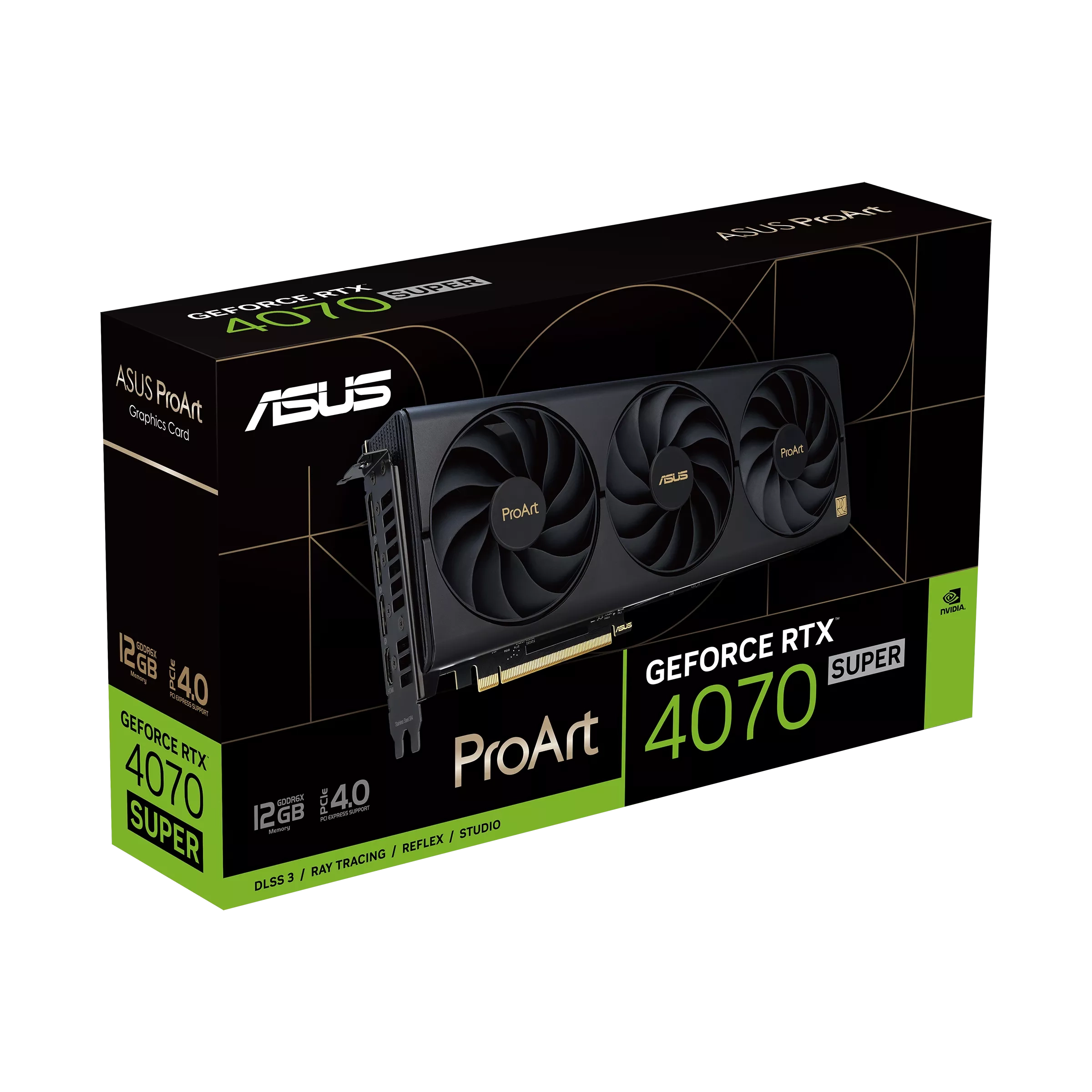 Видеокарта ASUS ProArt GeForce RTX 4070S 012G 12Gb (90YV0KC4-M0NA00)