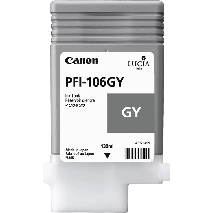 Картридж для струйного принтера CANON PFI-106GY Grey (6630B001)