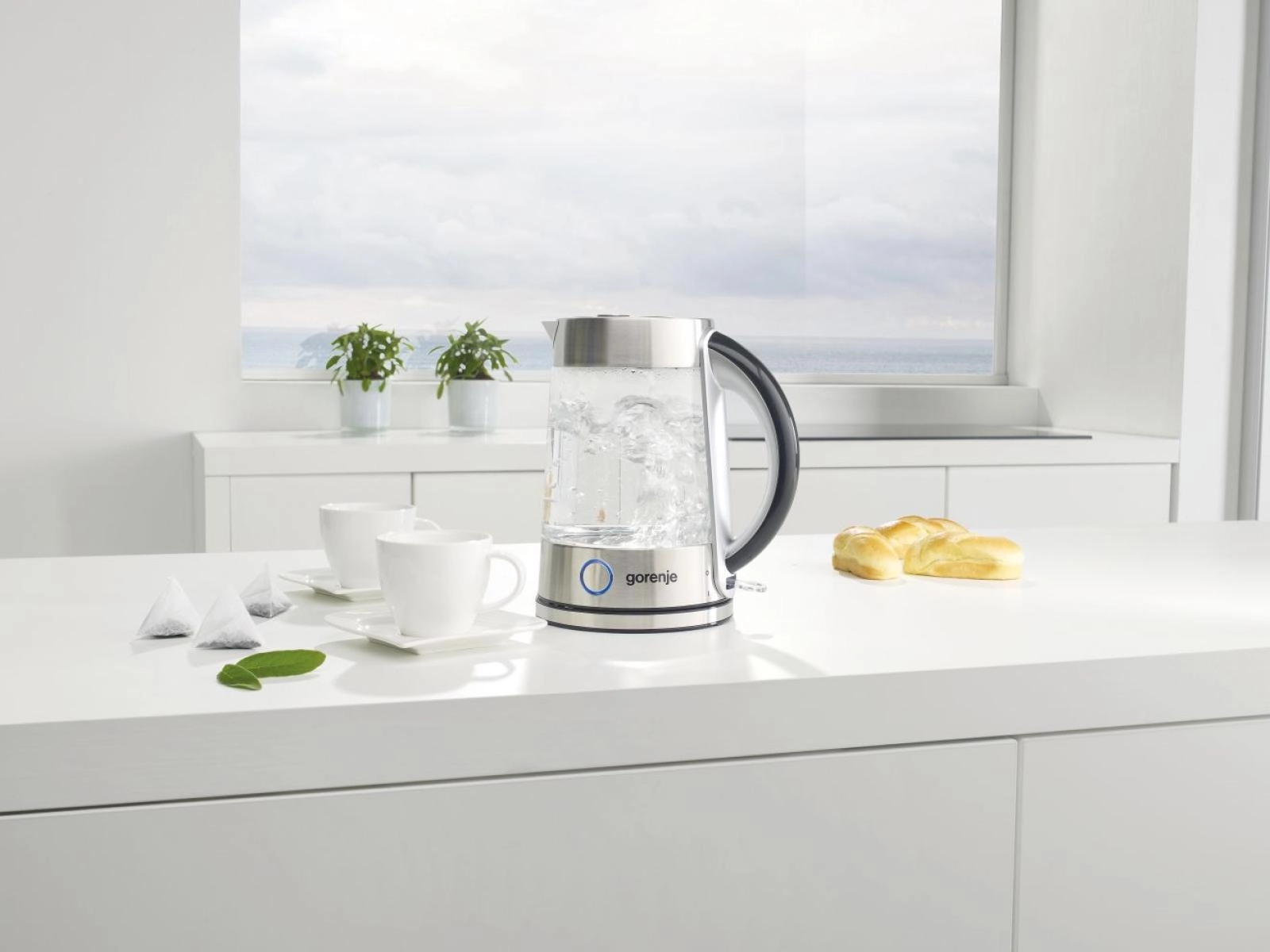 Чайник электрический GORENJE K17G, прозрачный