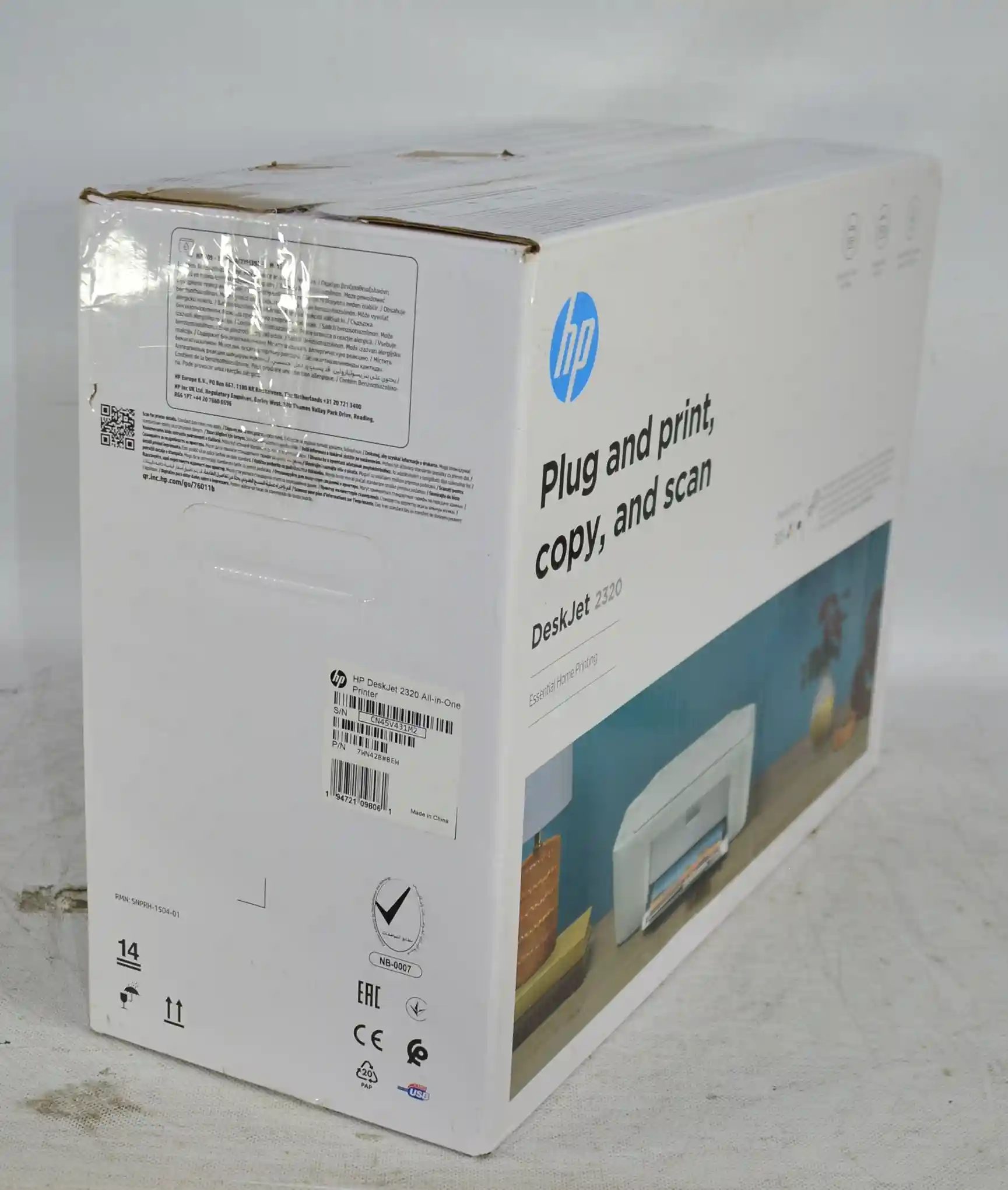 МФУ струйное HP DeskJet 2320 (7WN42B) k6 000018650