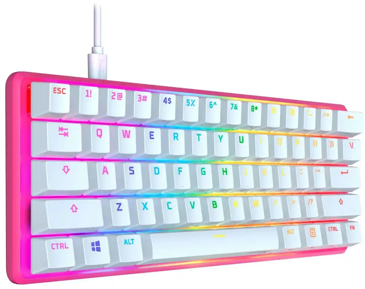 Клавиатура игровая HP HYPERX Alloy Origins 60 Alloy pink (572Y6AA#ABA)