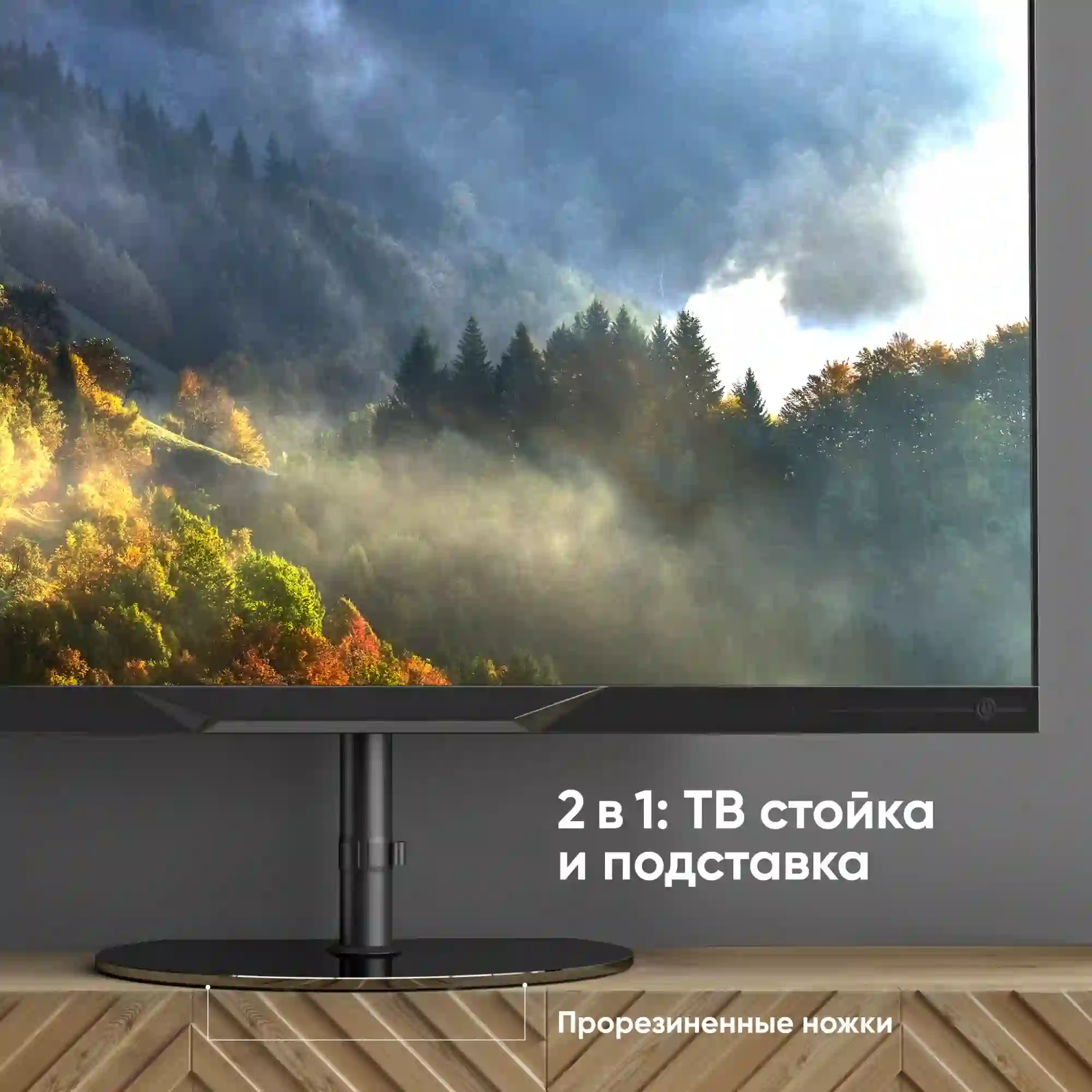 Мобильная стойка ONKRON TS5060 BLACK 30-60''