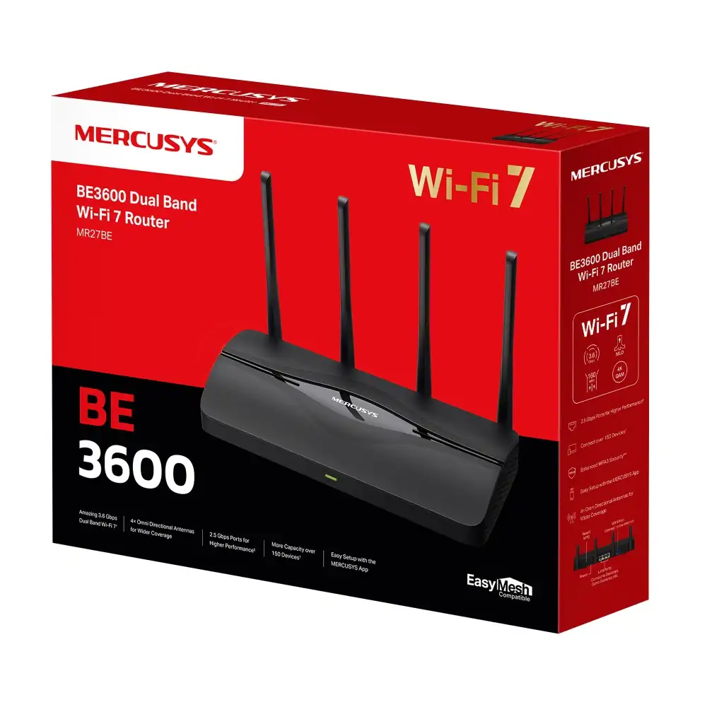 Wi-Fi роутер MERCUSYS MR27BE