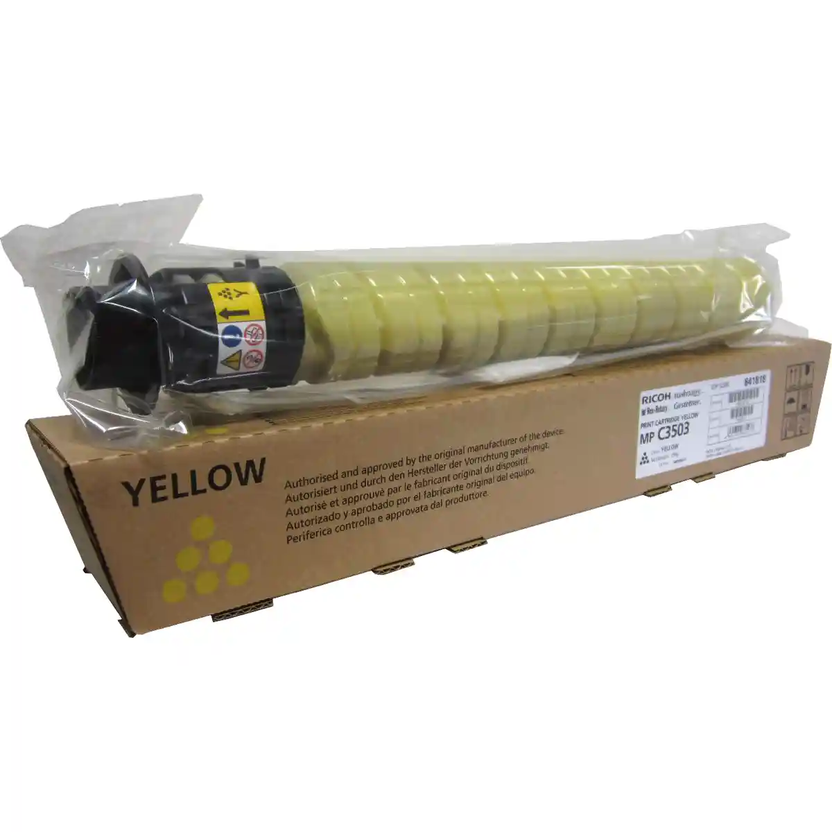 Картридж для лазерного принтера RICOH MP C3503 Yellow (841818) тонер картридж ricoh yellow mp c3503 841818