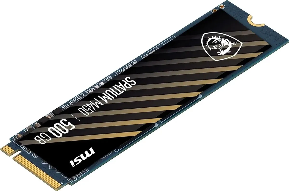 Внутренний SSD диск MSI Spatium M450 500GB, M.2 (S78-440K220-P83)