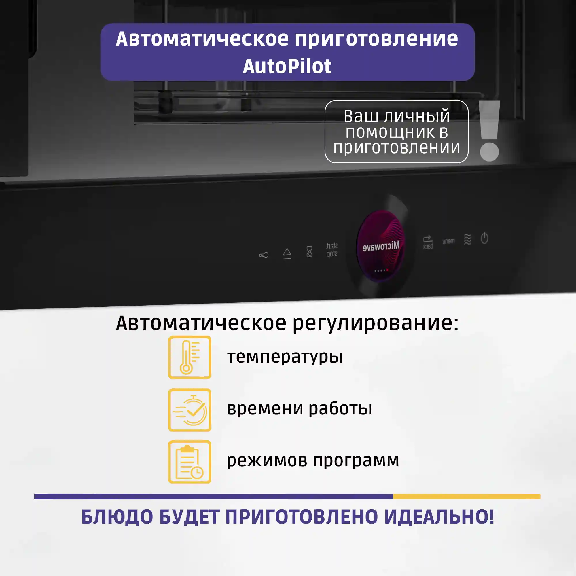 Встраиваемая микроволновая печь BOSCH BER7321B1