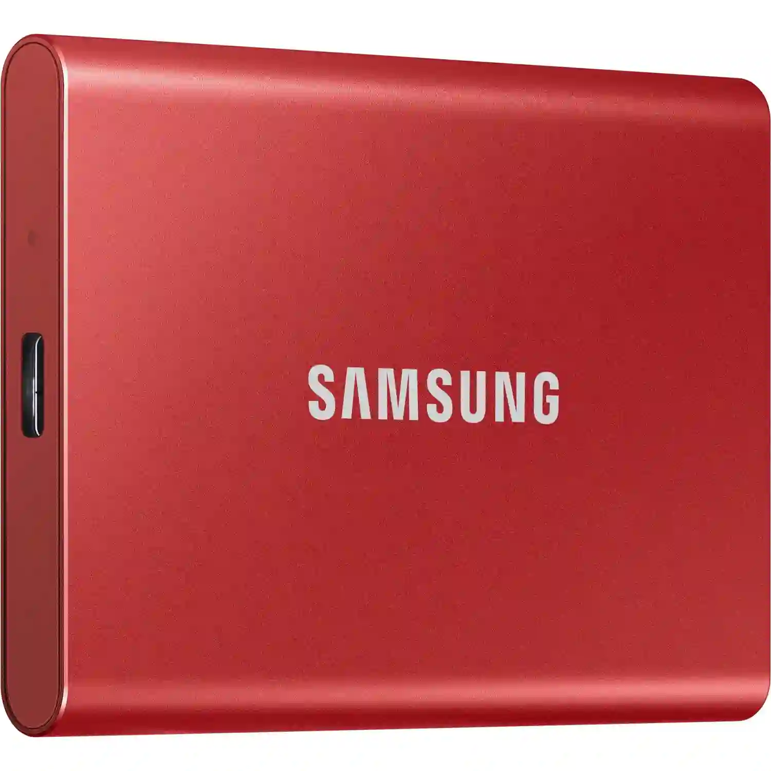 Внешний SSD диск SAMSUNG T7 500GB, USB 3.2, Metallic Red (MU-PC500R/WW)