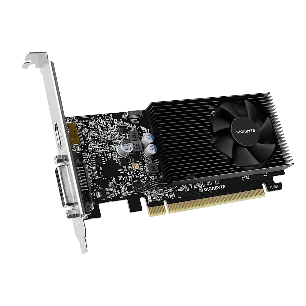 Видеокарта GIGABYTE Nvidia GeForce GT 1030 2GB Low Profile (GV-N1030D4-2GL)