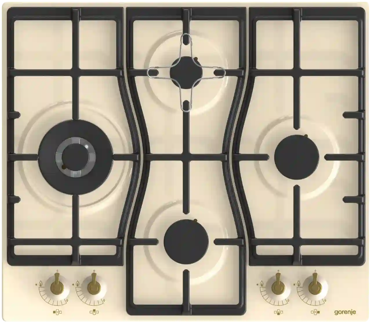 

Встраиваемая газовая панель GORENJE GW6D42CLI, Бежевый