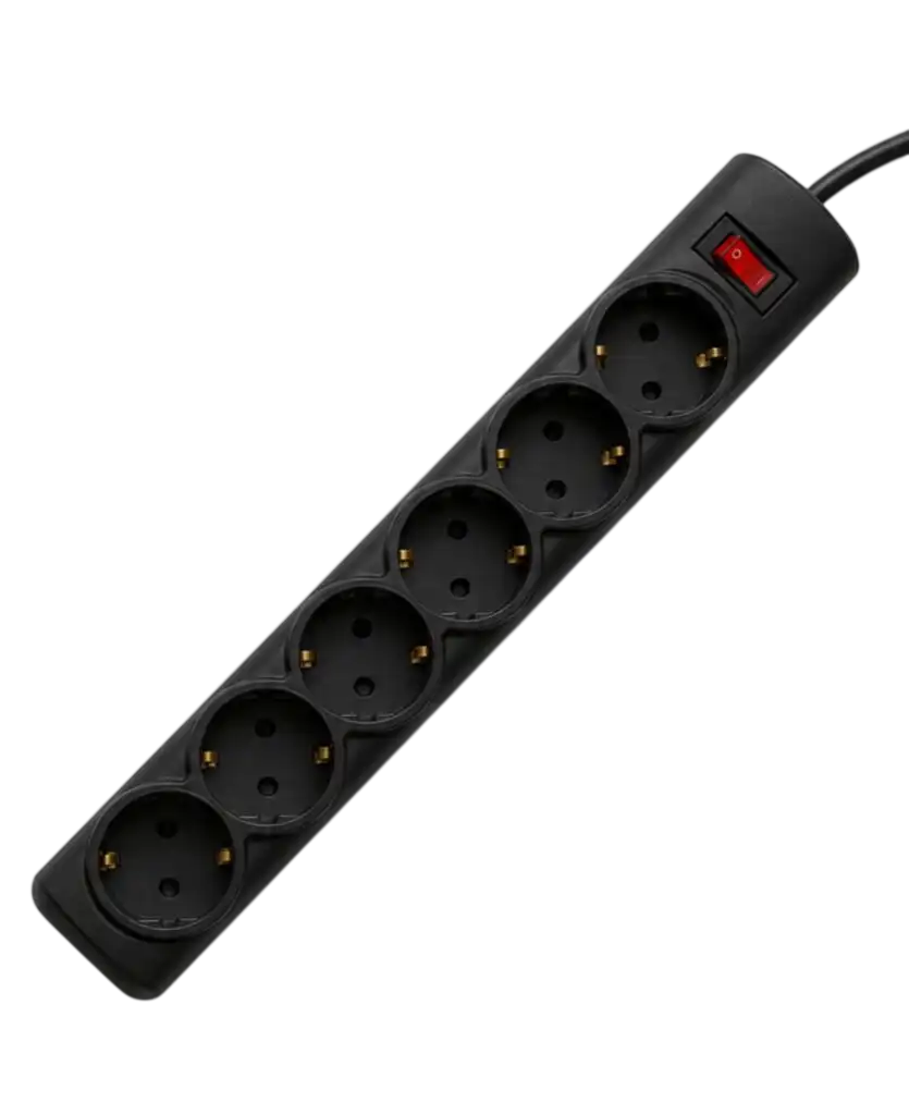 Сетевой фильтр PROGIX PG637 5м Black