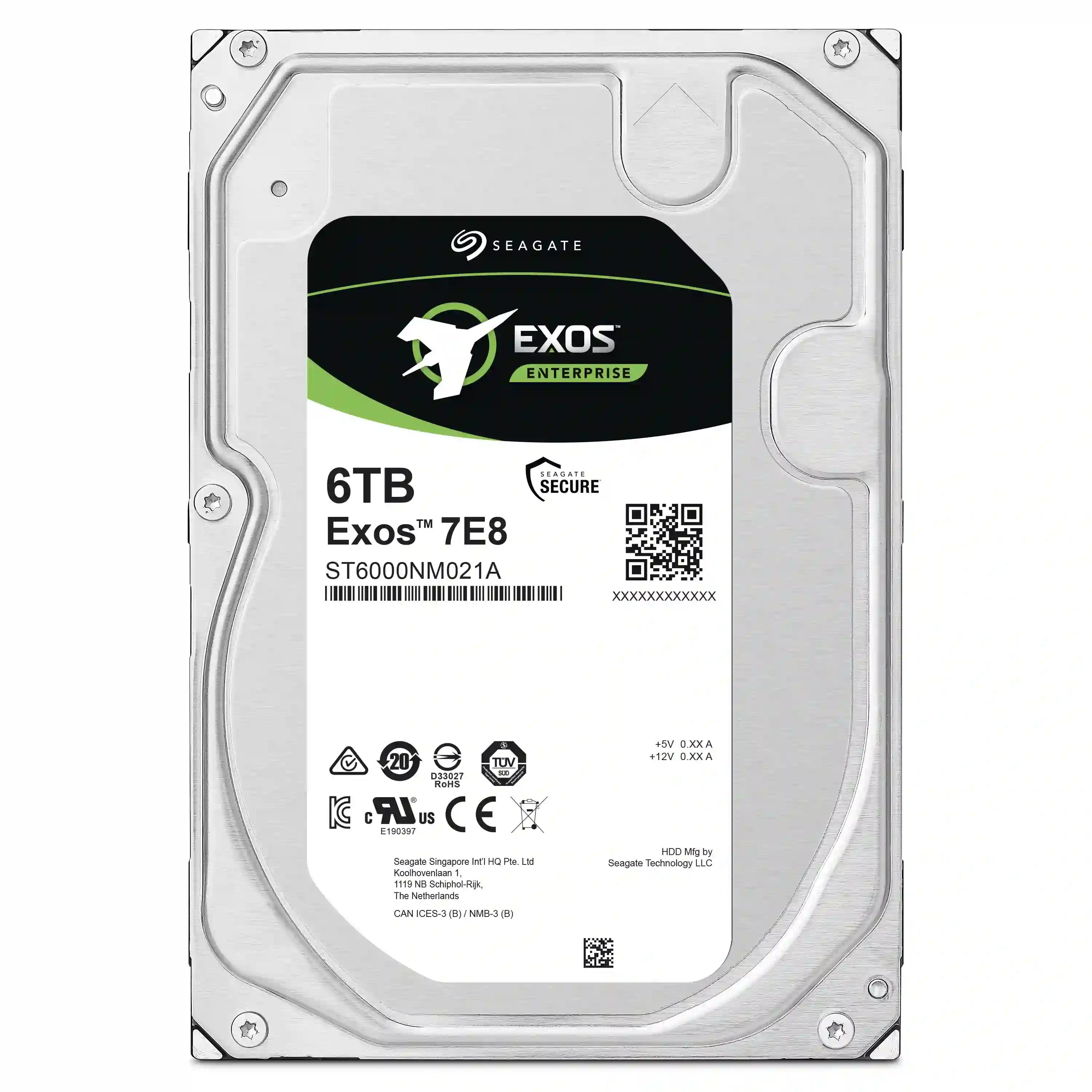 Внутренний HDD диск SEAGATE Exos 7E8 6Tb, SATA, 3.5" (ST6000NM021A)