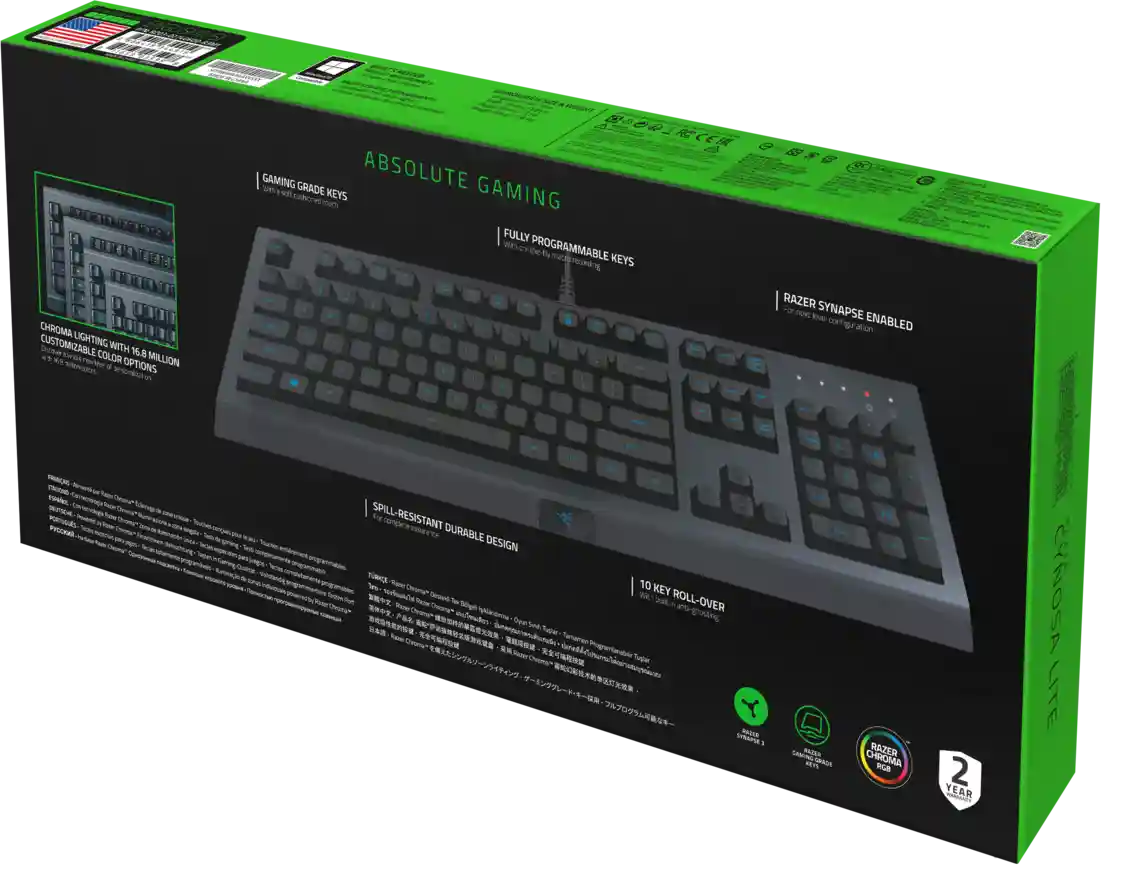 Клавиатура игровая RAZER Cynosa Lite (RZ03-02741500-R3R1)