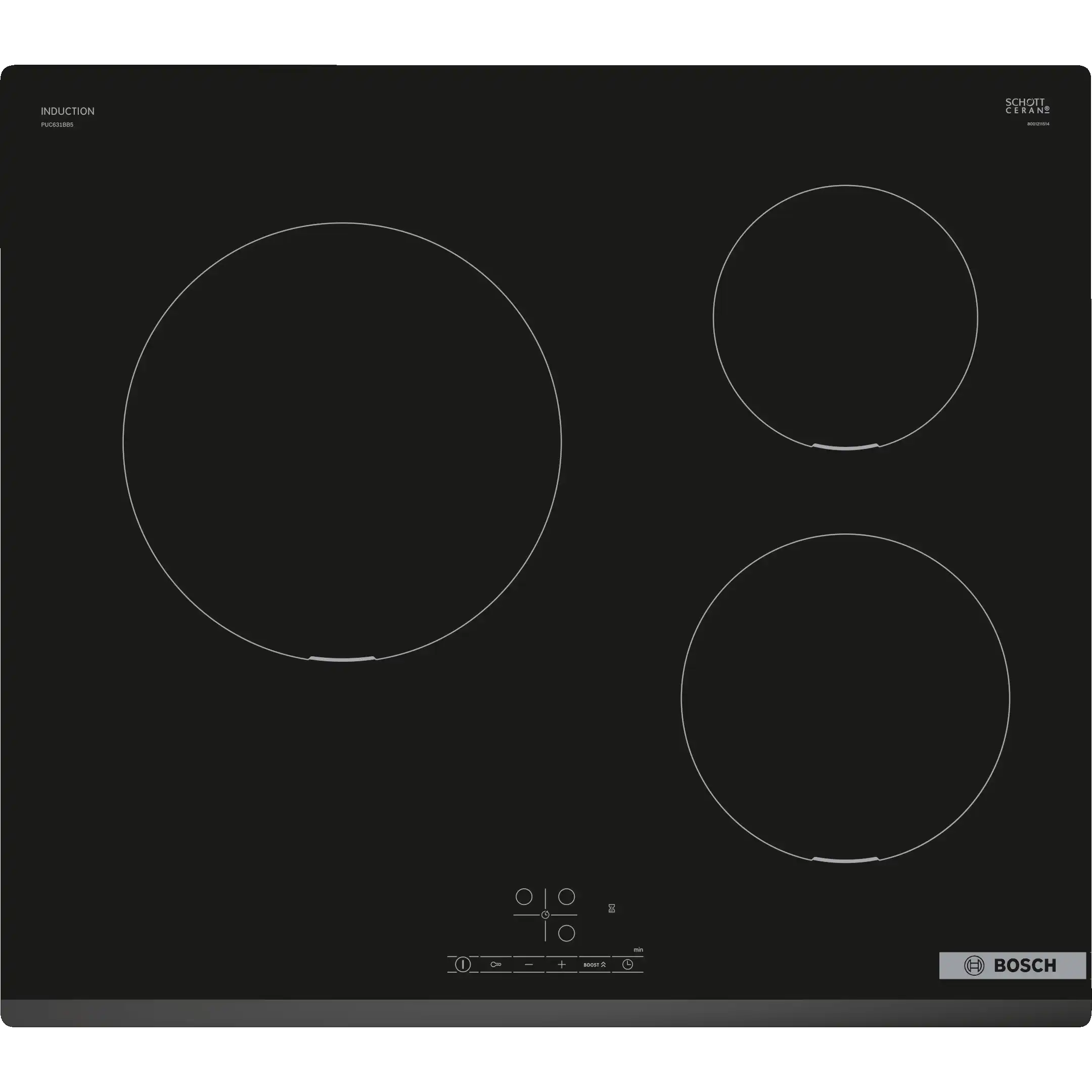 Встраиваемая индукционная панель BOSCH PUC631BB5E Serie 2