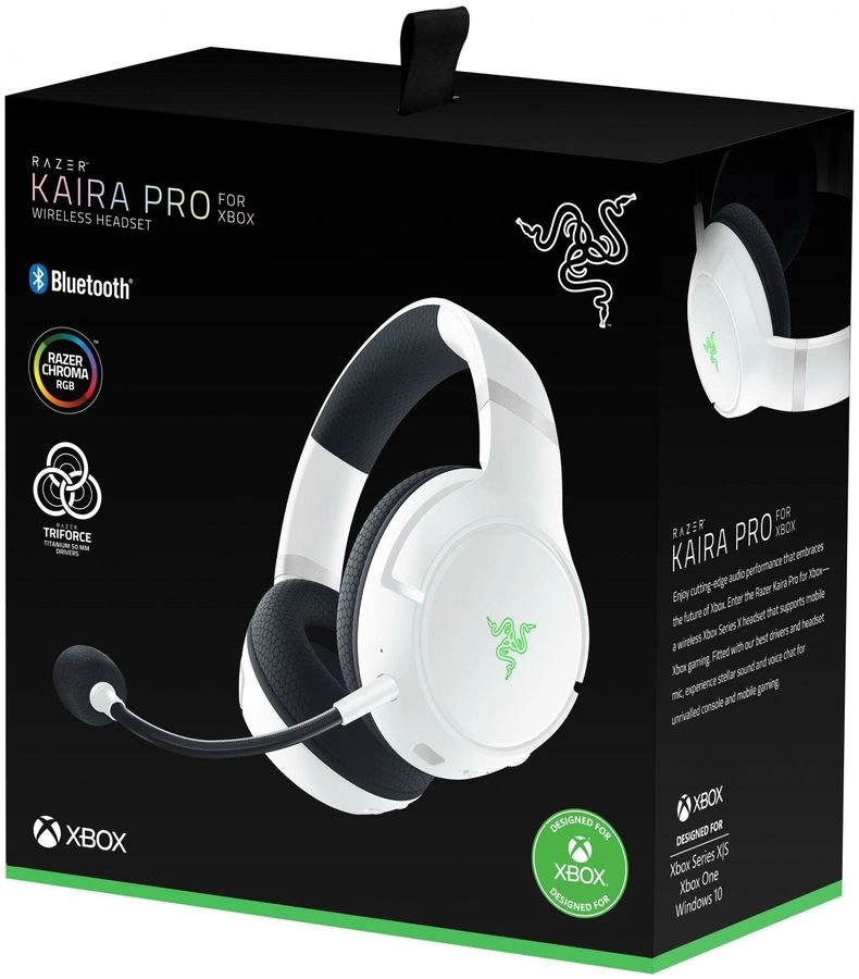 Гарнитура игровая RAZER Kaira Pro for Xbox White (RZ04-03470300-R3M1)