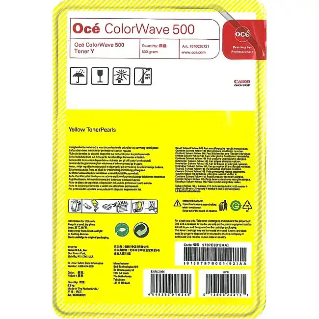 Тонер CANON Oce ColorWave 500 Yellow (9787B001)