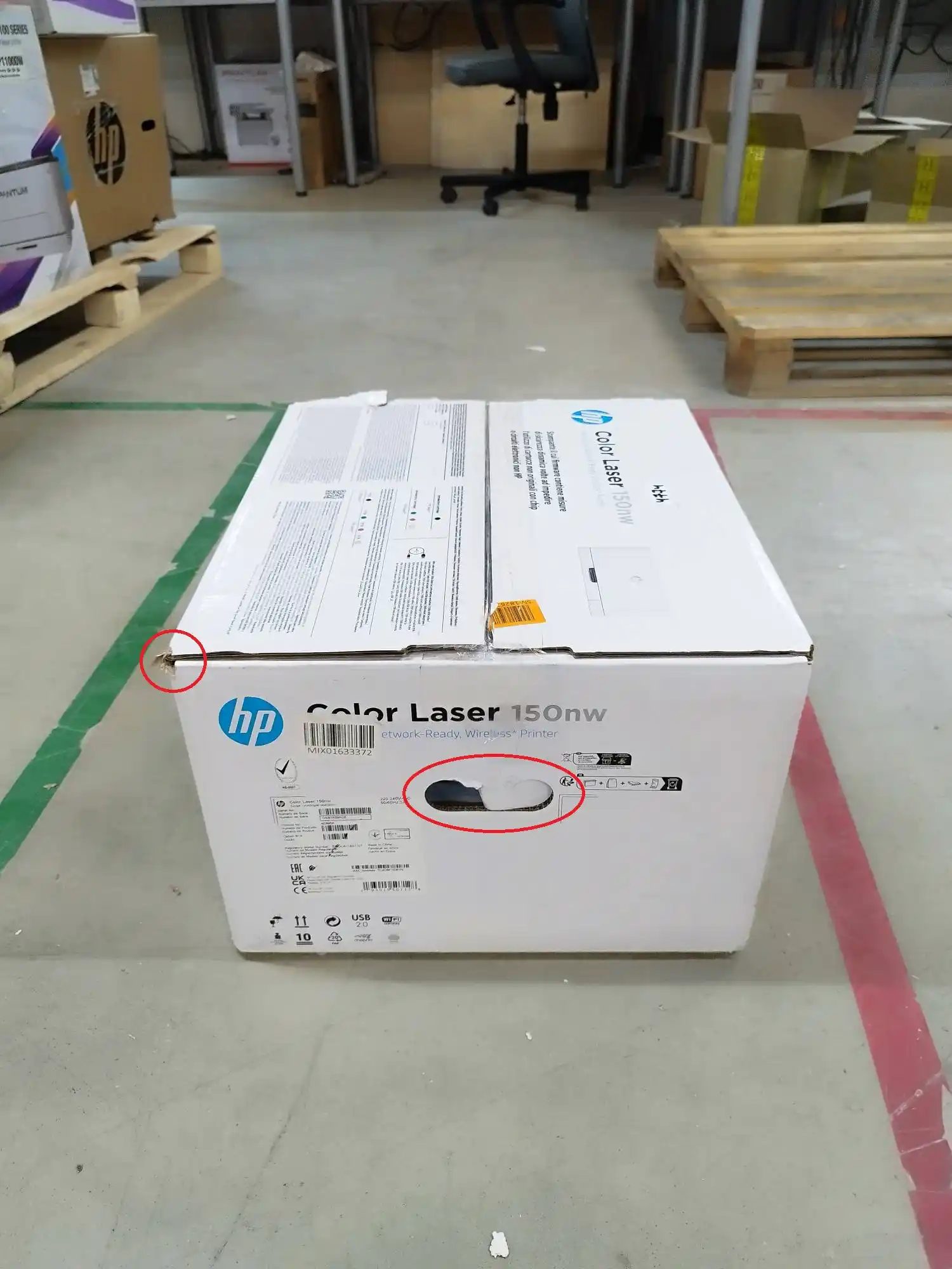 Принтер лазерный HP Color Laser 150nw (4ZB95A) k3