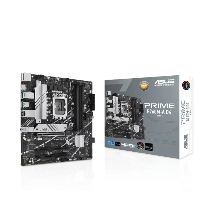 Материнская плата ASUS PRIME B760M-A D4-CSM (90MB1D00-M1EAYC)