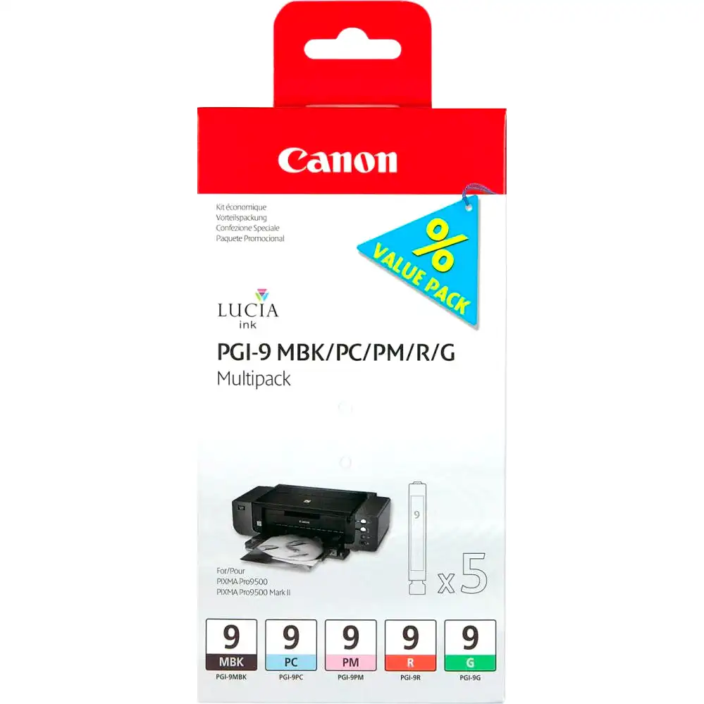 Набор картриджей для струйного принтера CANON PGI-9 (1033B013) винный набор yousmart electric opener gift set kp1125