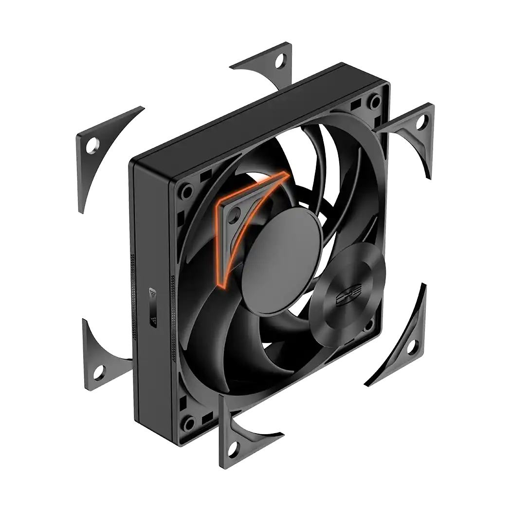 Вентилятор для корпуса PCCOOLER F5R120 BK