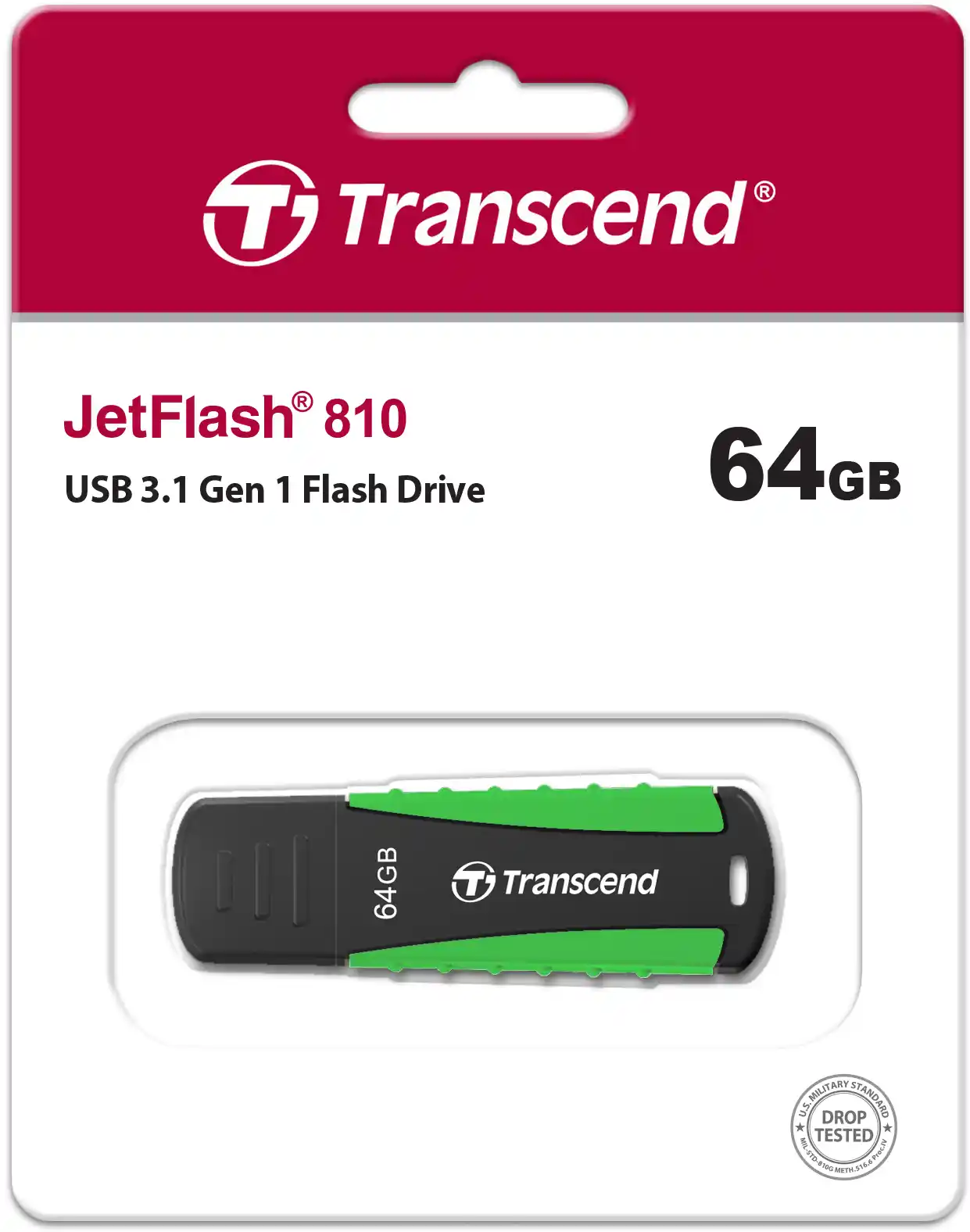 Флеш-накопитель TRANSCEND JetFlash 810 64GB (TS64GJF810)