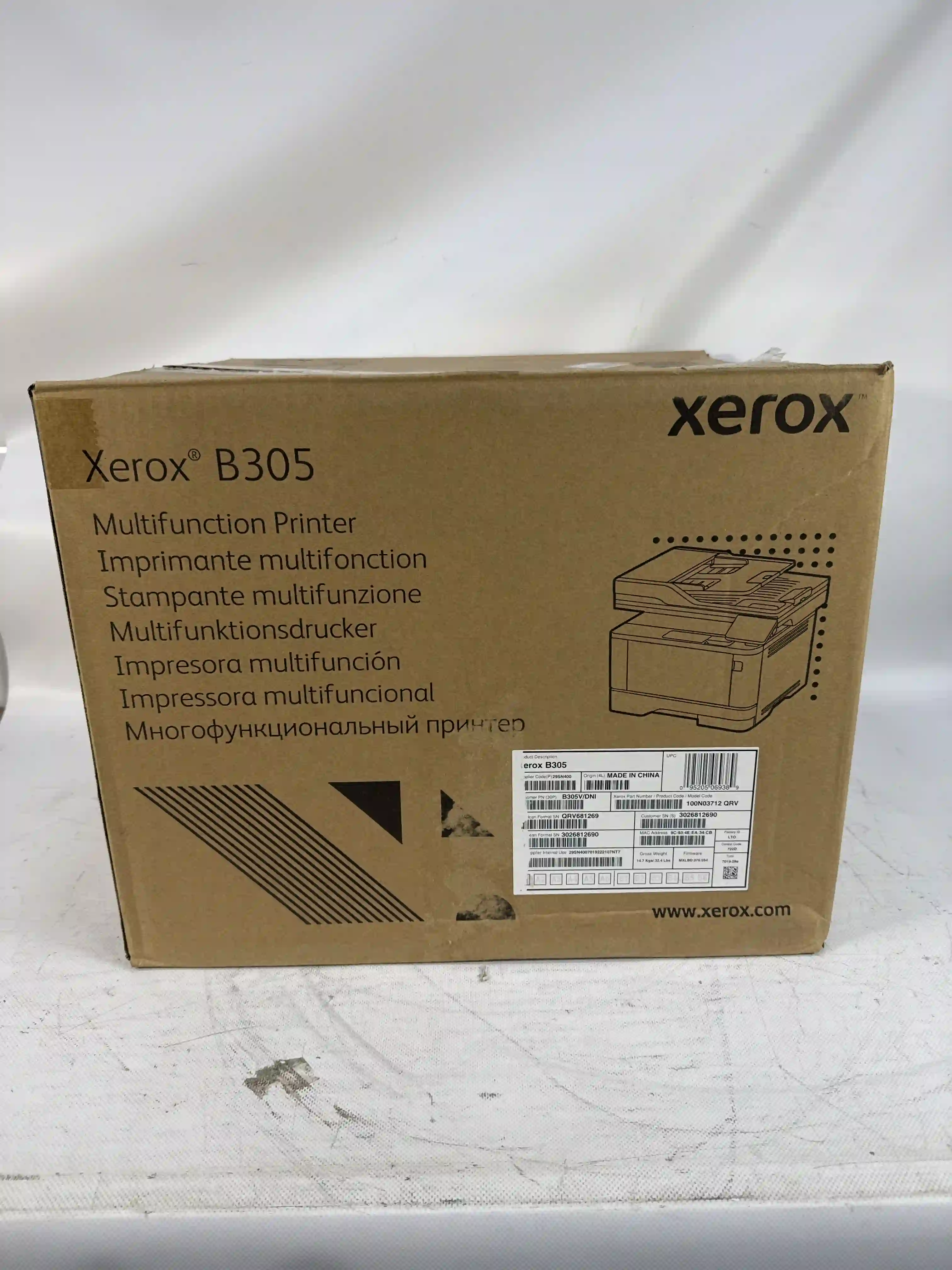 МФУ лазерное XEROX B305 (B305V_DNI) k3 000006974