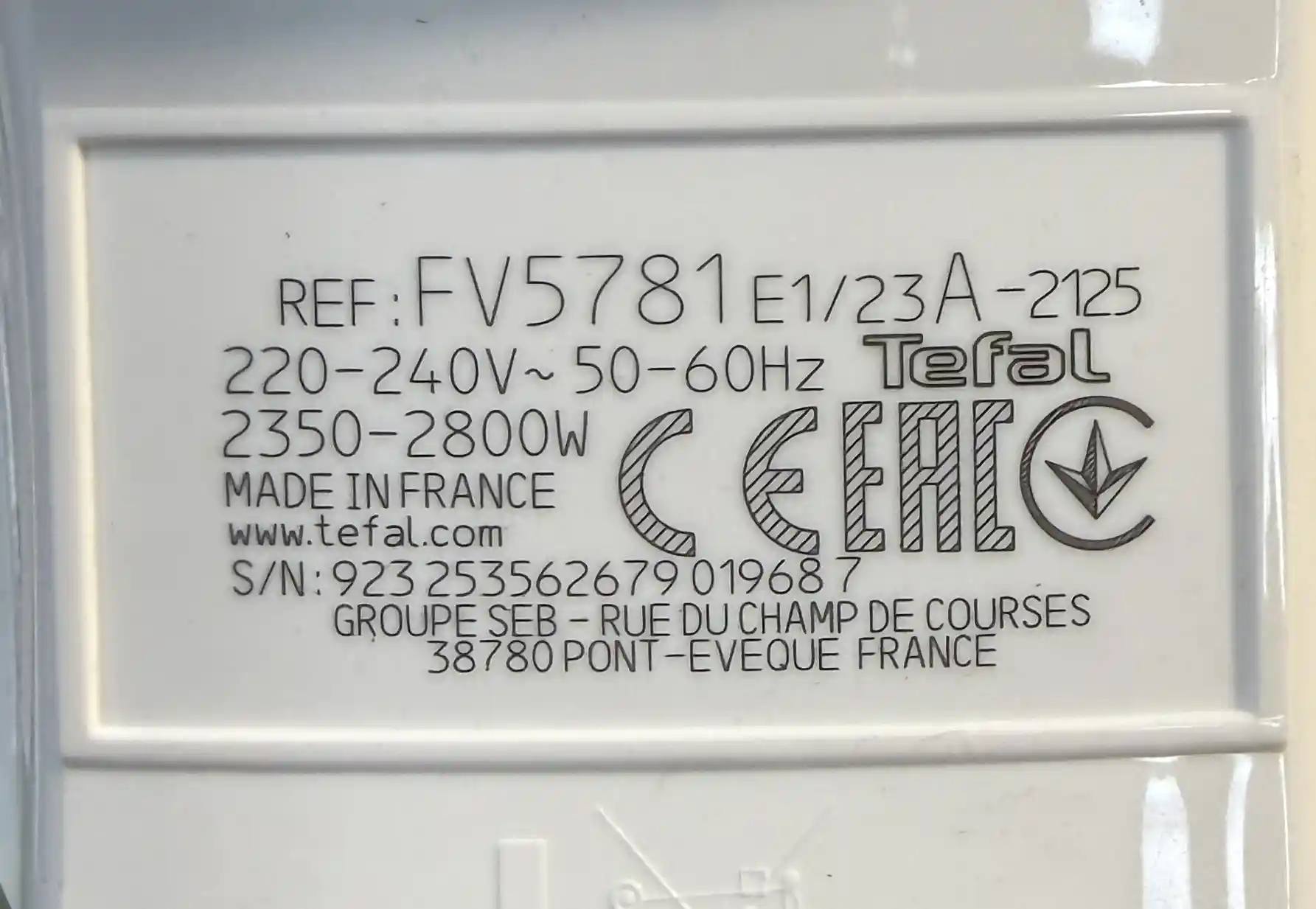 Утюг TEFAL FV5781E1 k6 000100343