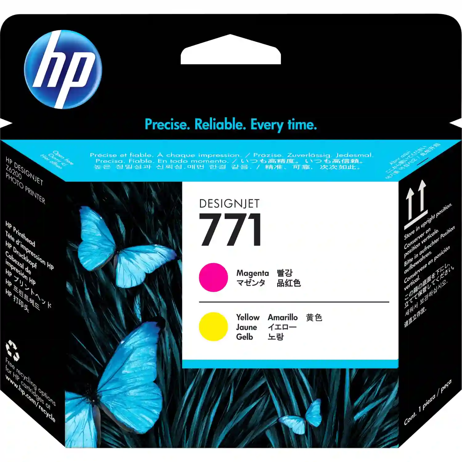 Печатающая головка HP 771 Magenta and Yellow (CE018A)