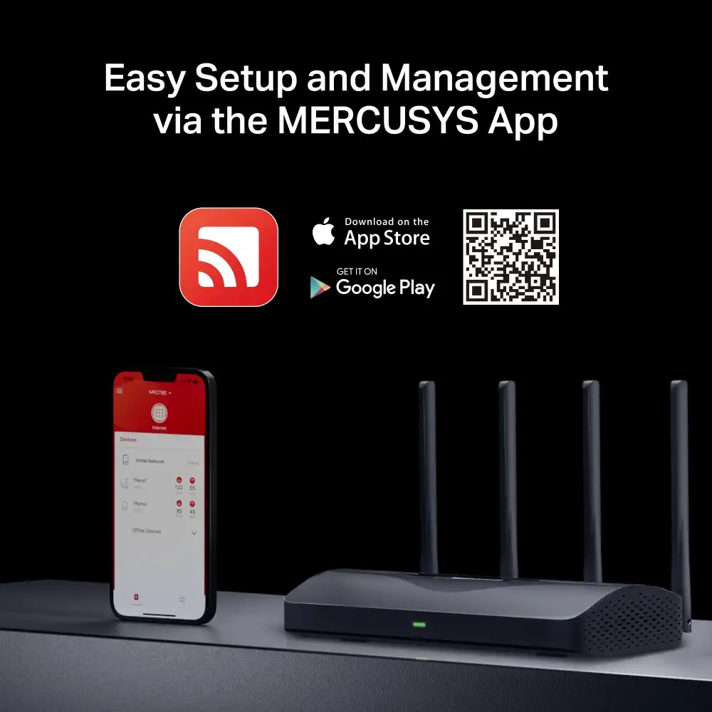 Wi-Fi роутер MERCUSYS MR27BE