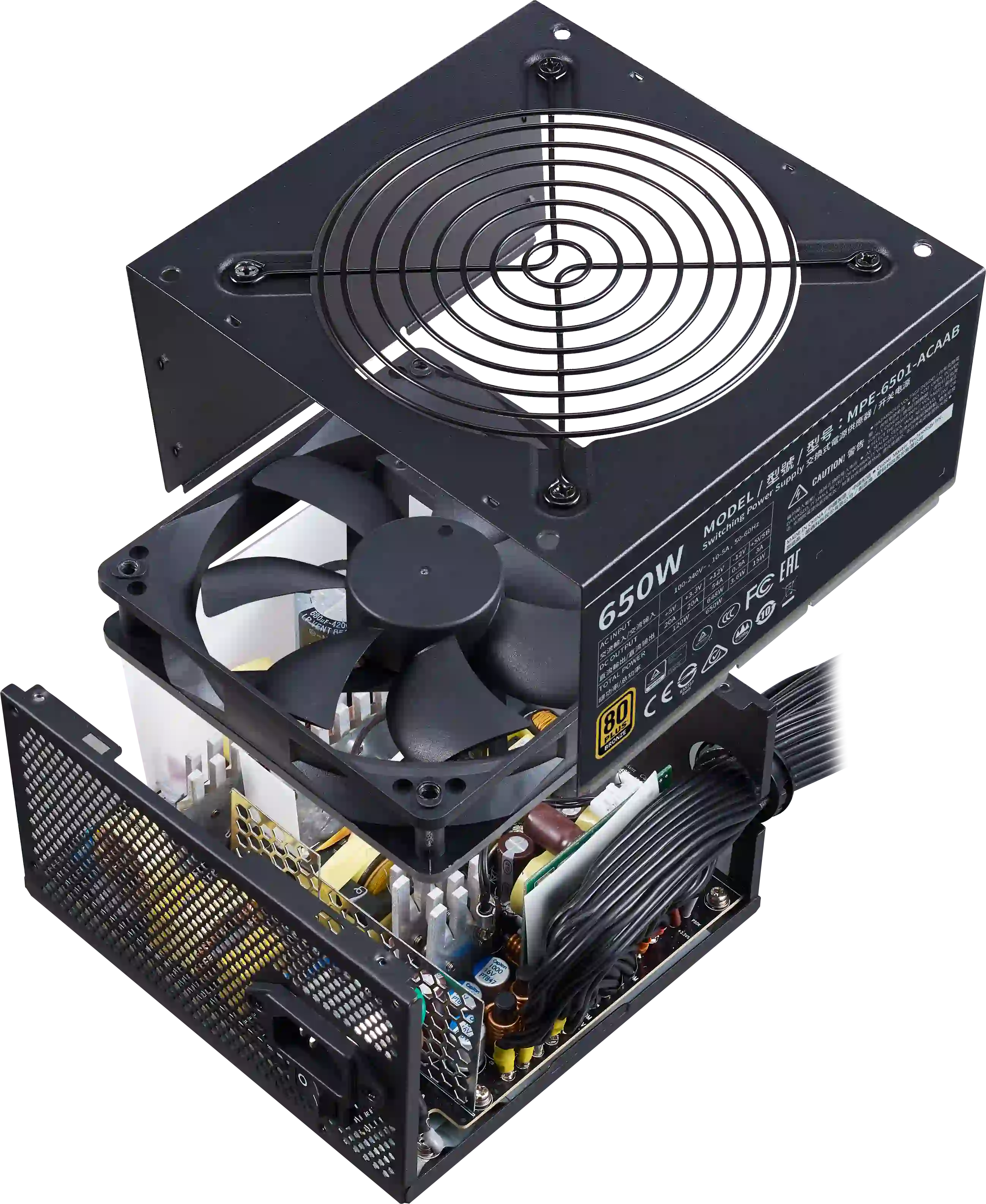 Блок питания для ПК COOLER MASTER MWE Bronze V2 650W (MPE-6501-ACAAB-EU)