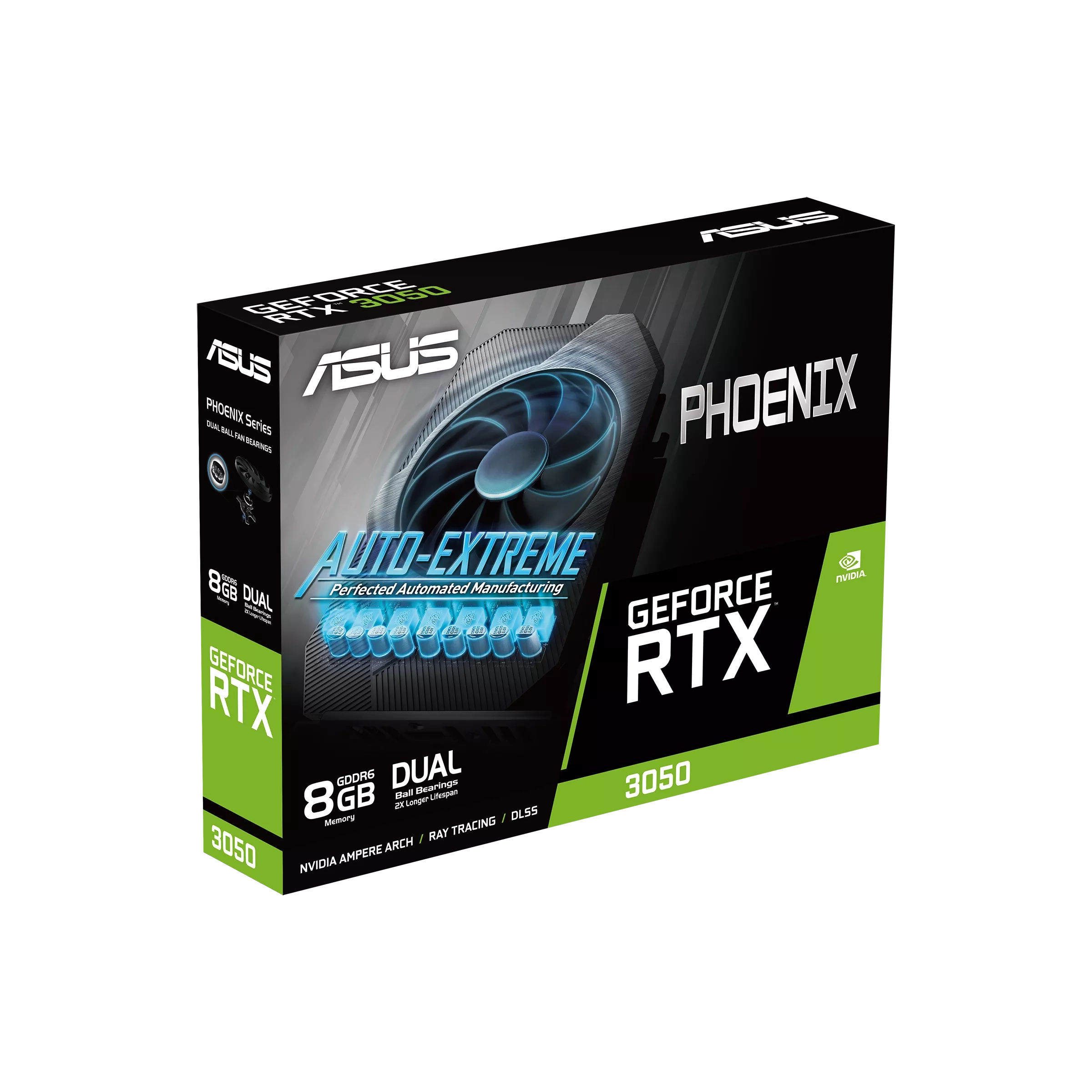 Видеокарта ASUS GeForce RTX 3050 Phoenix V2 8Gb (90YV0GH8-M0NA00)