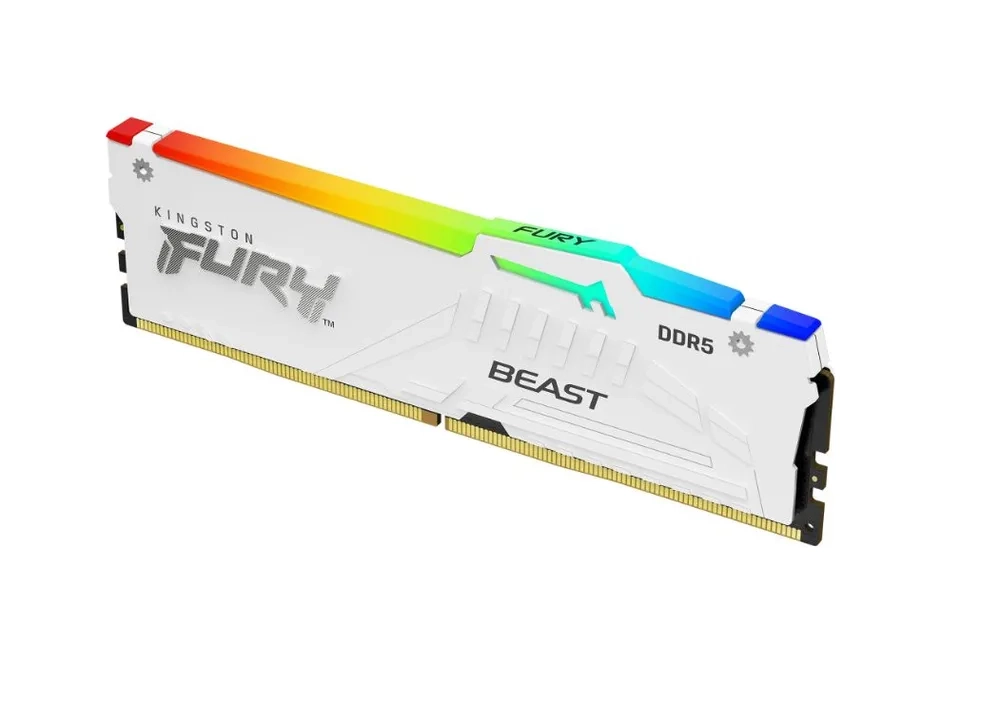 Оперативная память KINGSTON FURY Beast White DIMM DDR5 16GB 6000 MHz (KF560C40BWA-16)