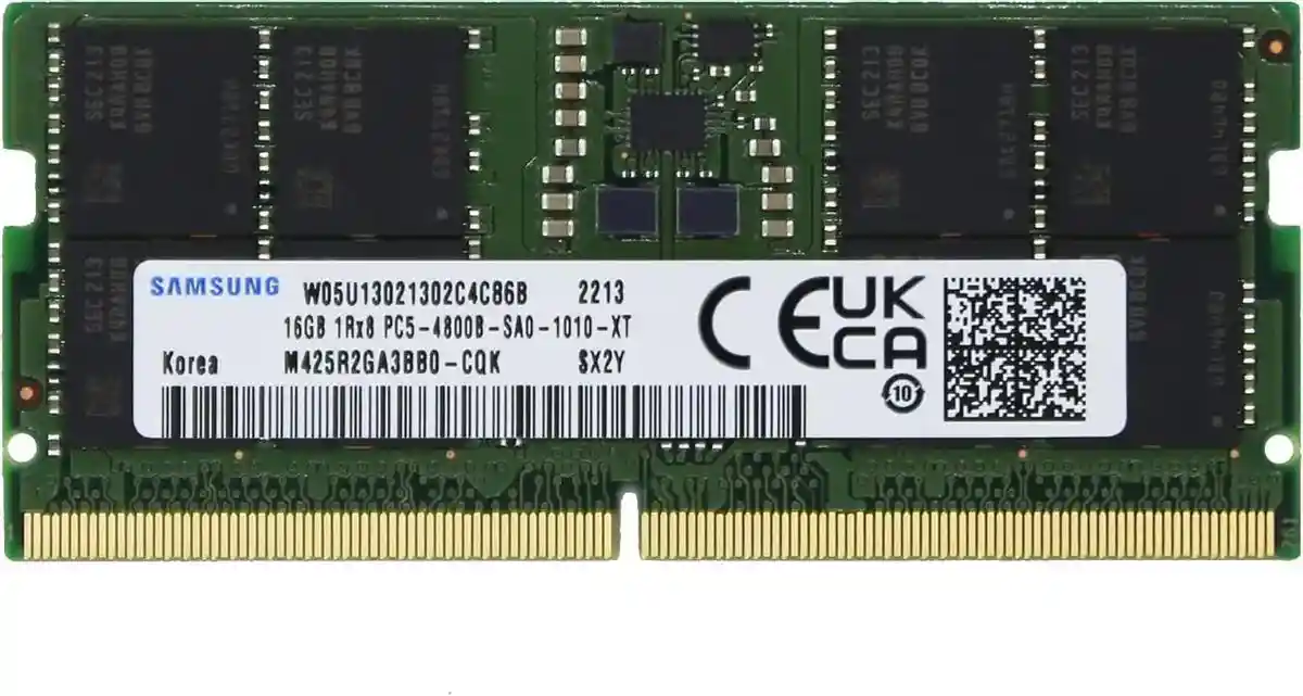 

Оперативная память SAMSUNG M425 SODIMM DDR5 16GB 4800 MHz (M425R2GA3BB0-CQK)